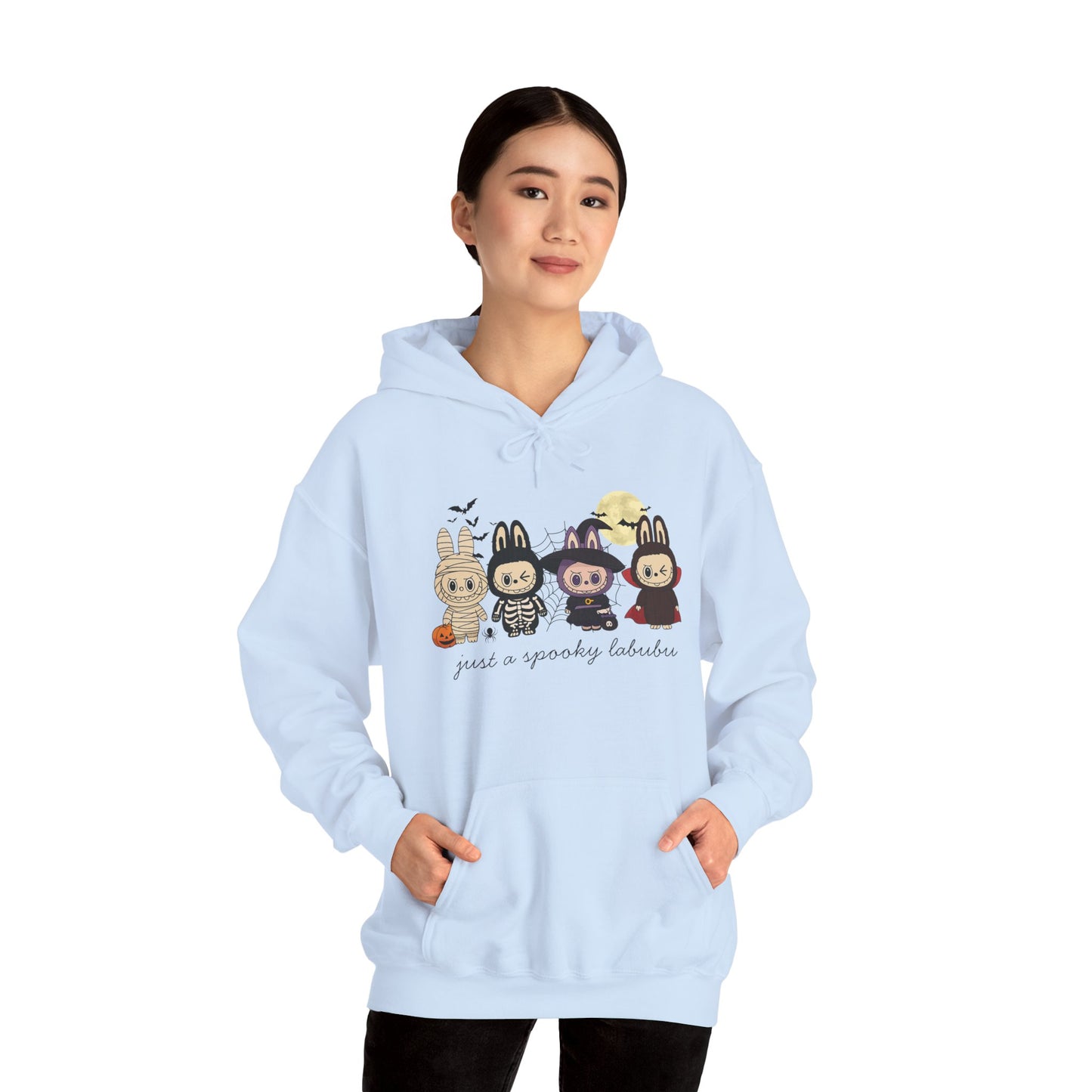 Just A Spooky Labubu Women's Heavy Blend Hoodie