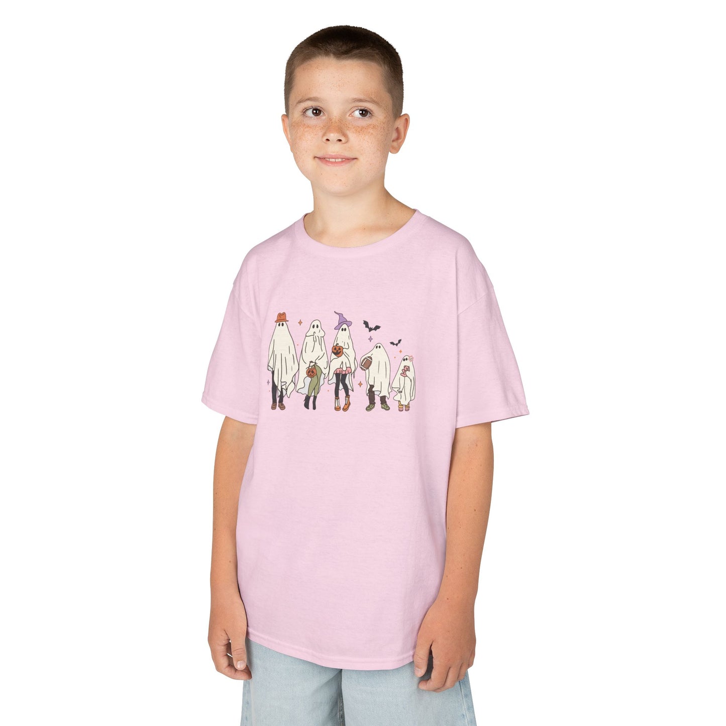 Ghost Family Kids Heavy Cotton T-Shirt