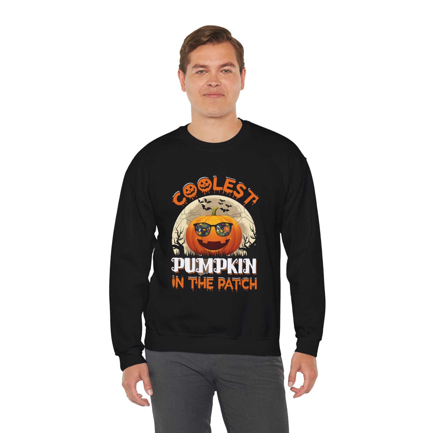 Coolest Pumpkin In The Patch Unisex Heavy Blend Crewneck Sweatshirt