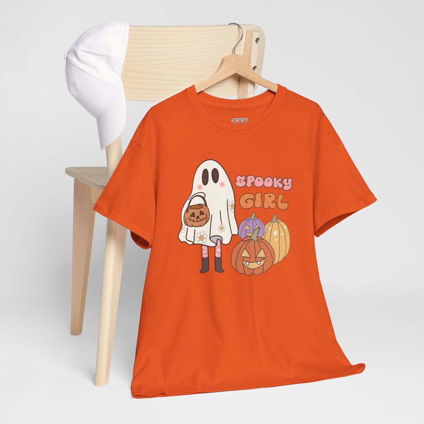 Spooky Girl Women's Heavy Cotton T-Shirt