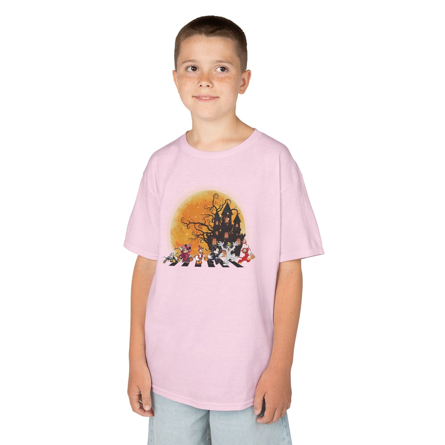 Haunted Crosswalk Kids Heavy Cotton T-Shirt