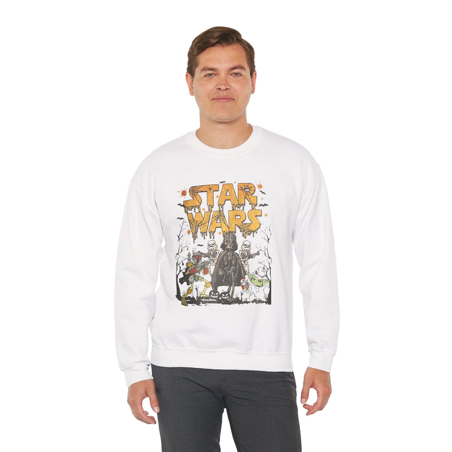 Star Wars Halloween-Themed Unisex Heavy Blend Crewneck Sweatshirt