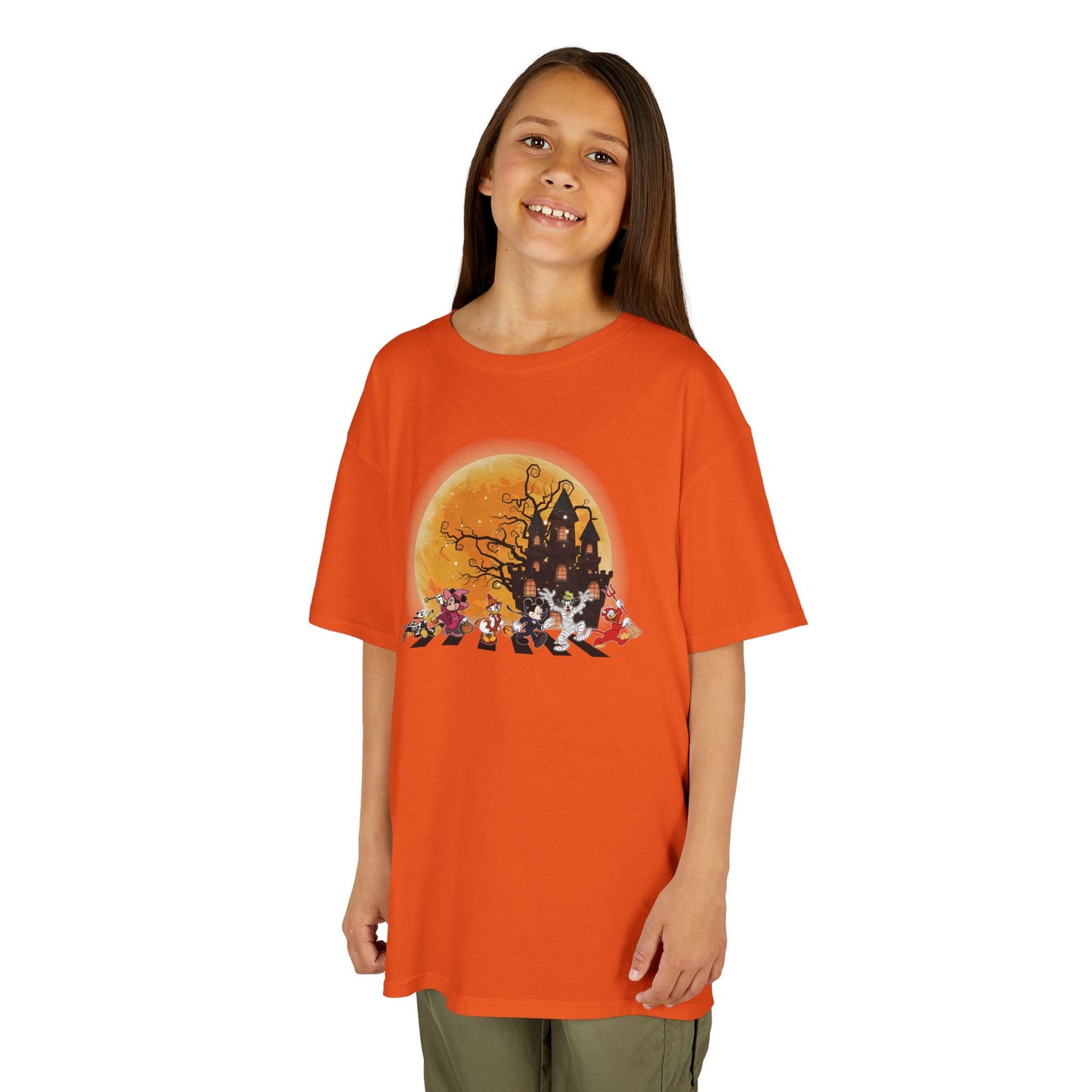 Haunted Crosswalk Kids Heavy Cotton T-Shirt