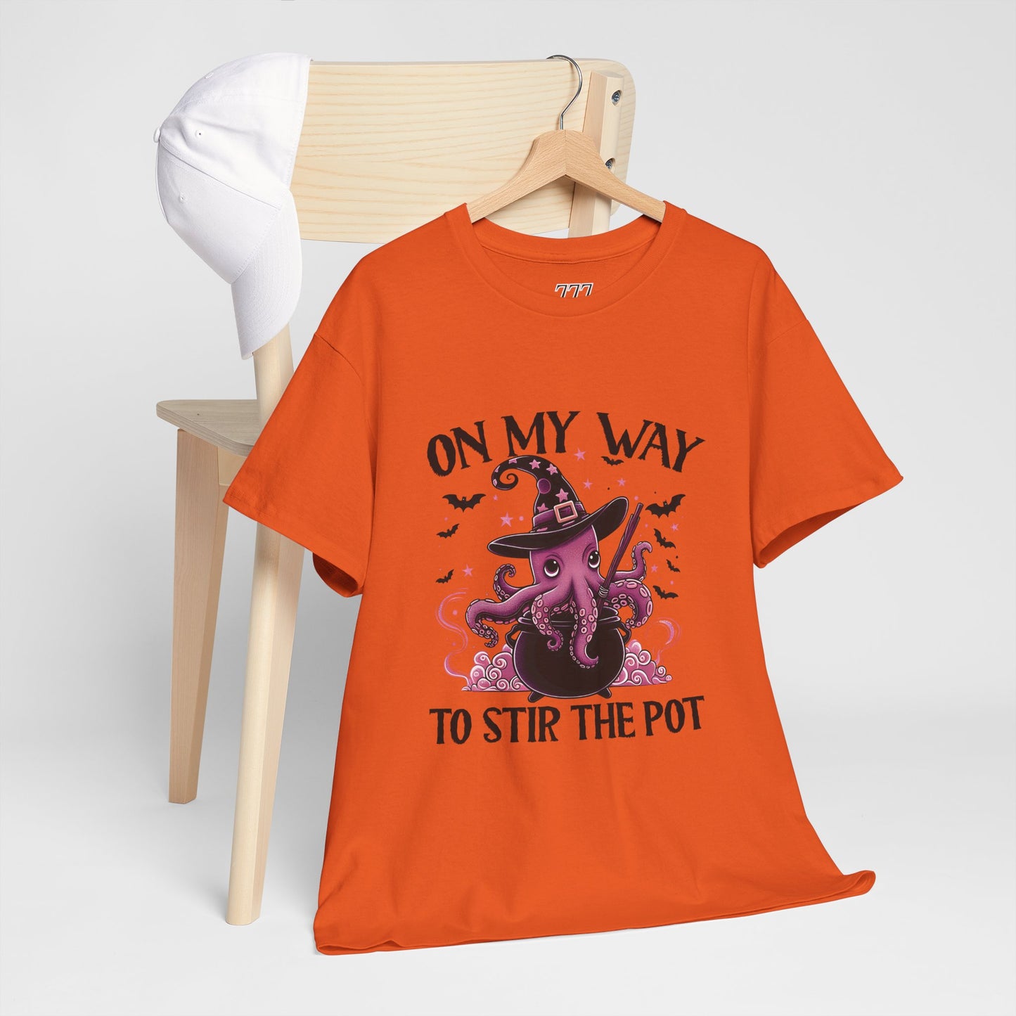 On My Way To Stir The Pot Unisex Heavy Cotton T-Shirt