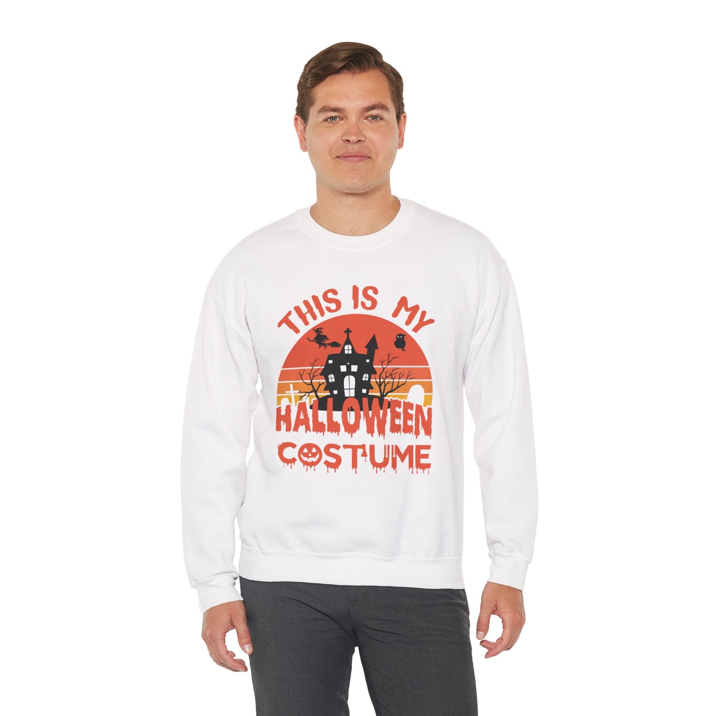 This Is My Halloween Costume Unisex Heavy Blend Crewneck Sweatshirt