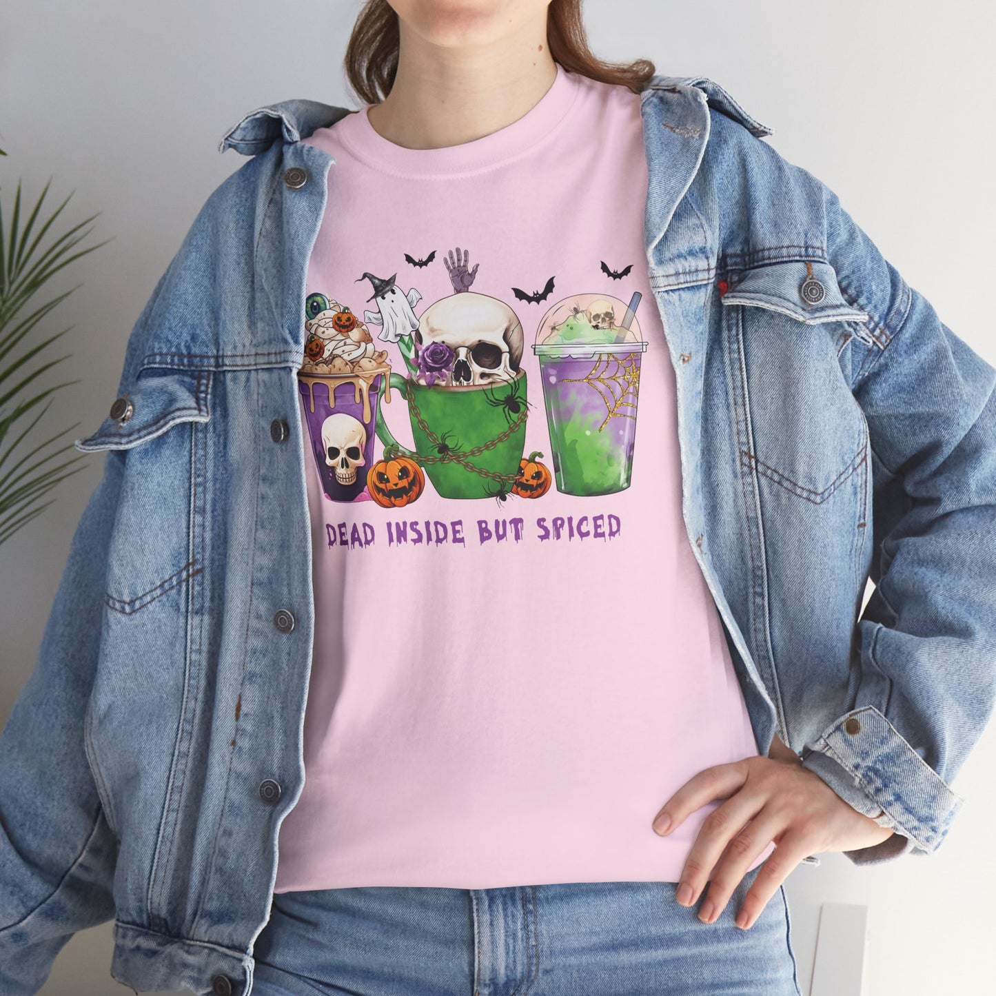 Dead Inside But Spiced II Unisex Heavy Cotton T-Shirt