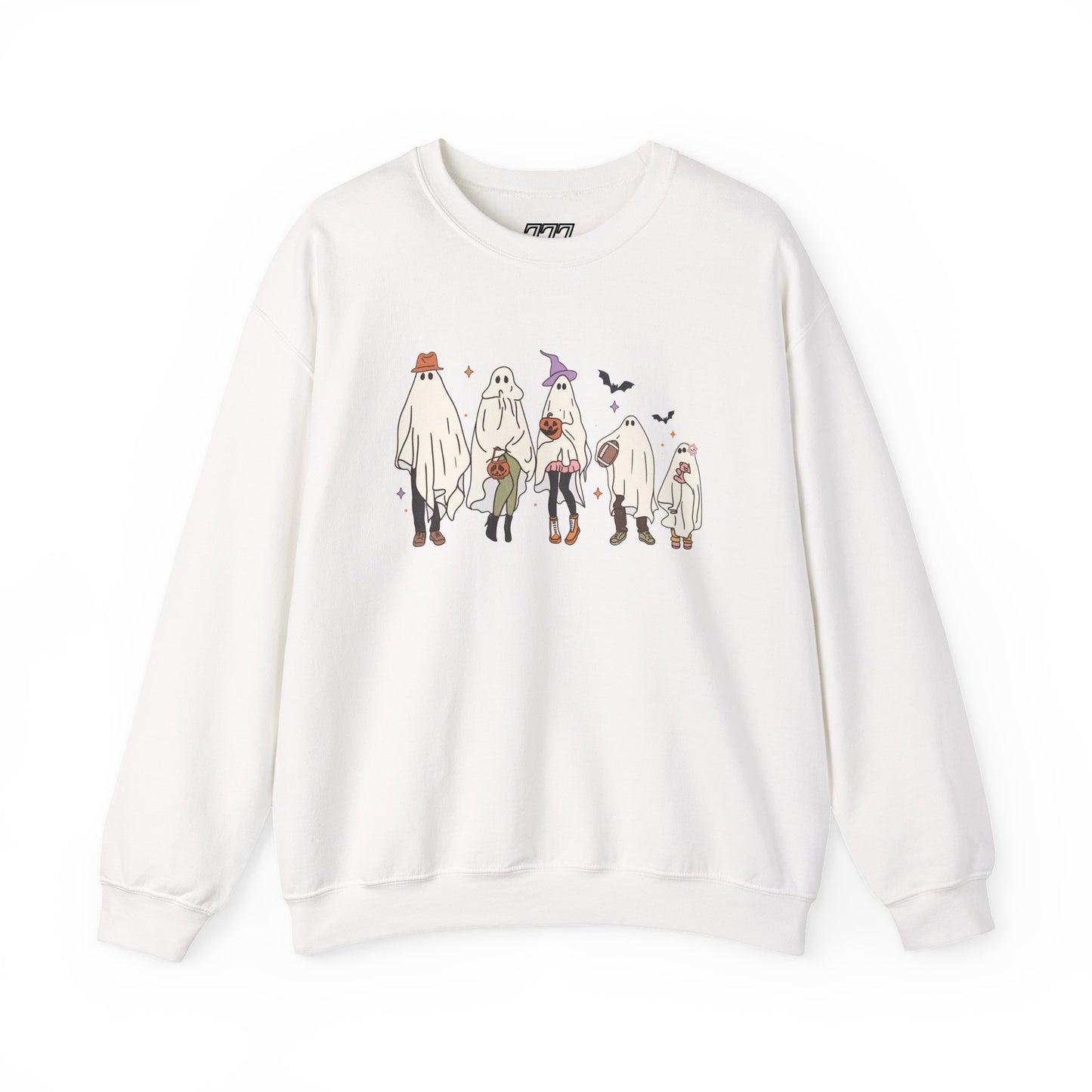 Ghost Family Unisex Heavy Blend Crewneck Sweatshirt
