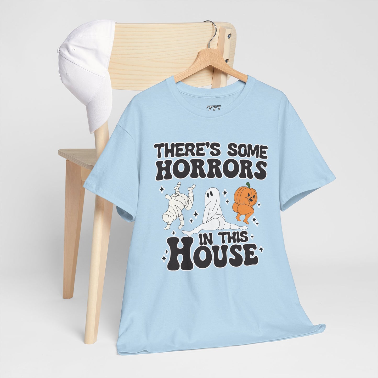 There's Some Horrors In This House Unisex Heavy Cotton T-Shirt