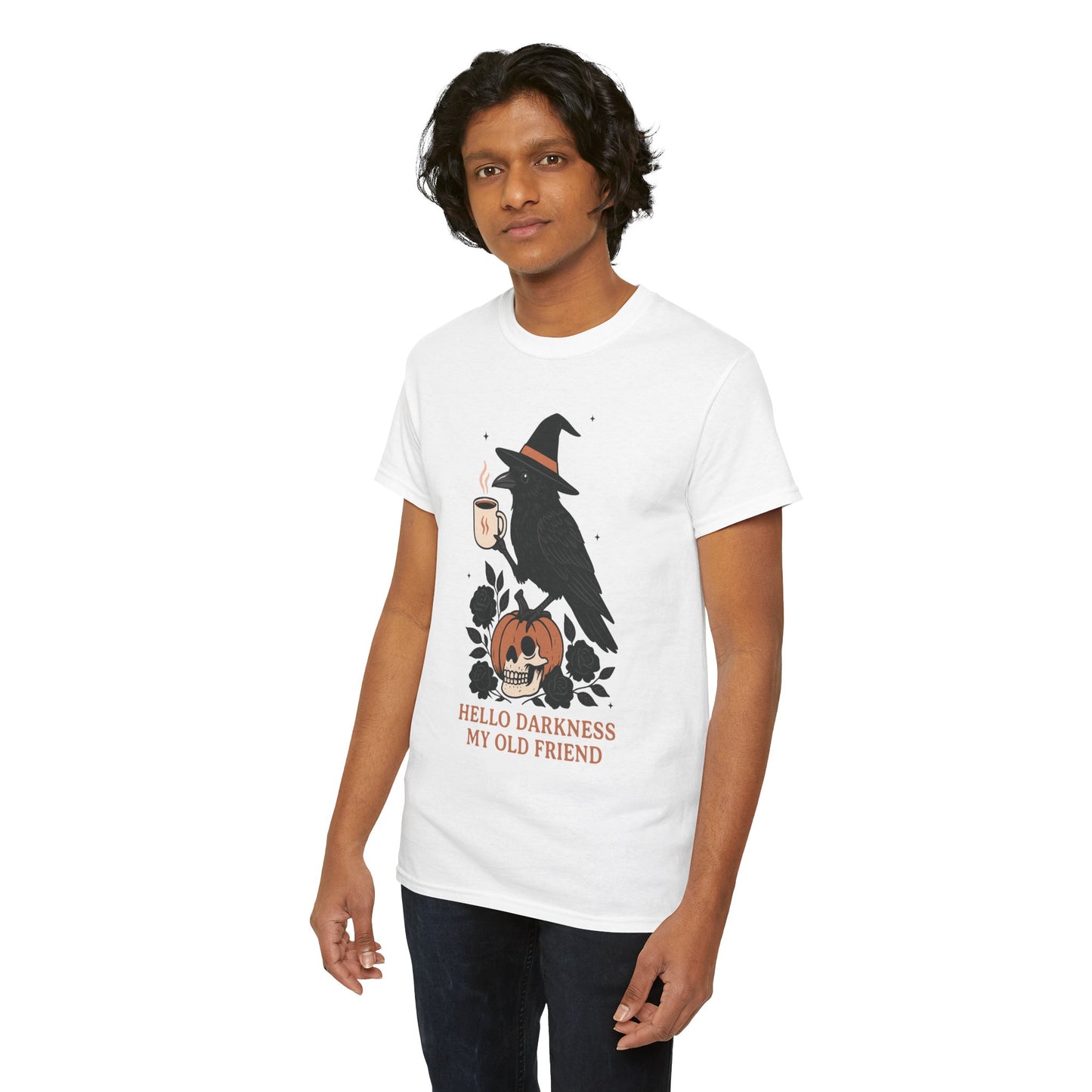 Hello Darkness My Old Friend Unisex Heavy Cotton T-Shirt