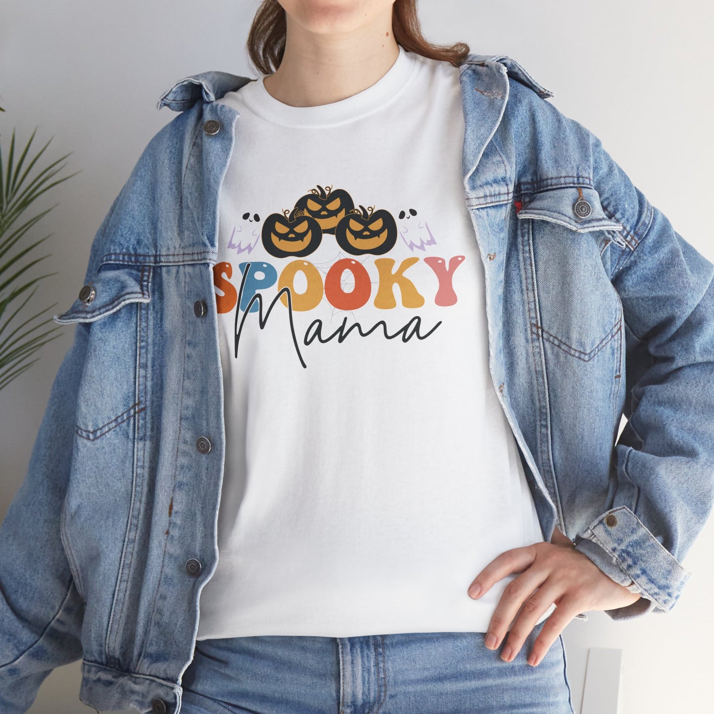 Spooky Mama Women's Heavy Cotton T-Shirt
