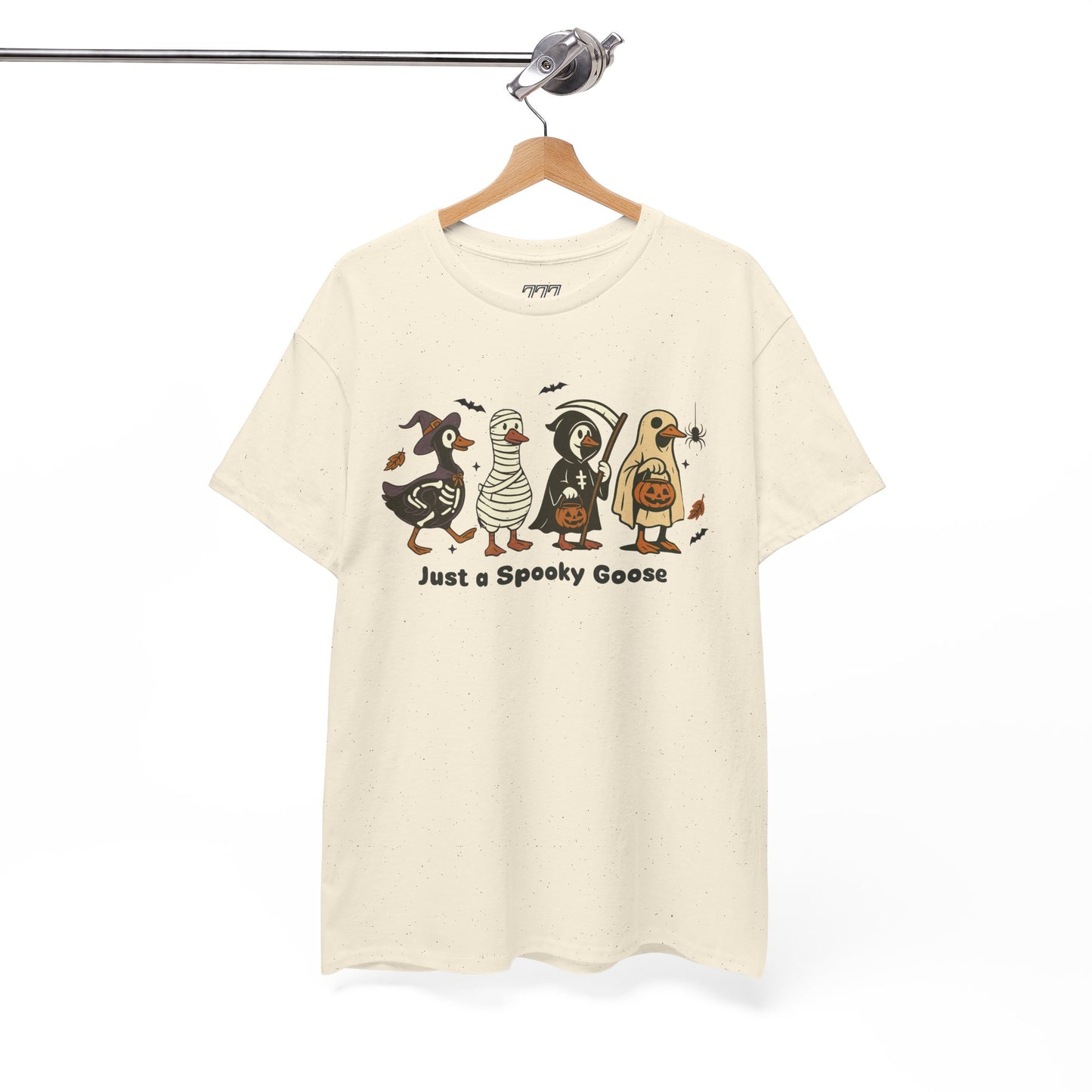 Just A Spooky Goose Unisex Heavy Cotton T-Shirt