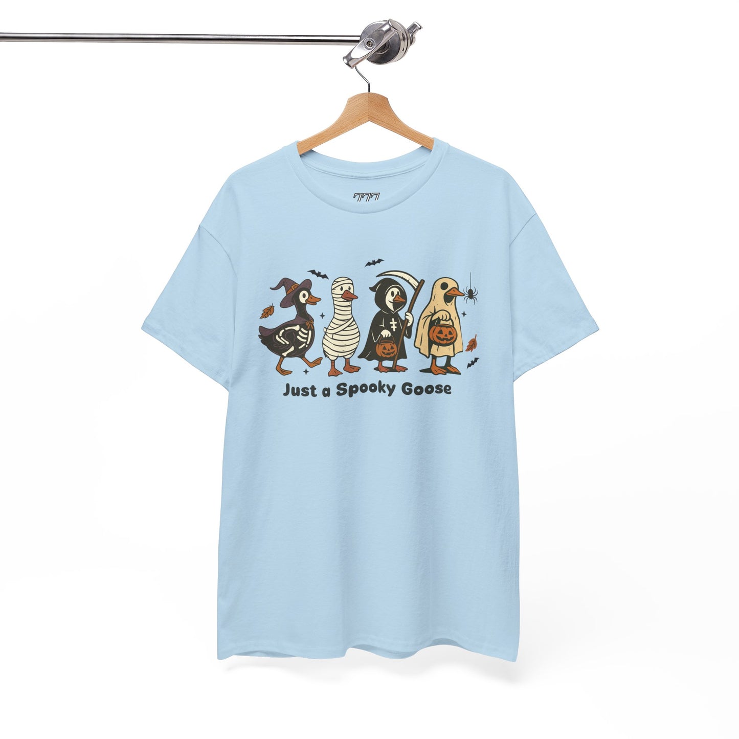 Just A Spooky Goose Unisex Heavy Cotton T-Shirt