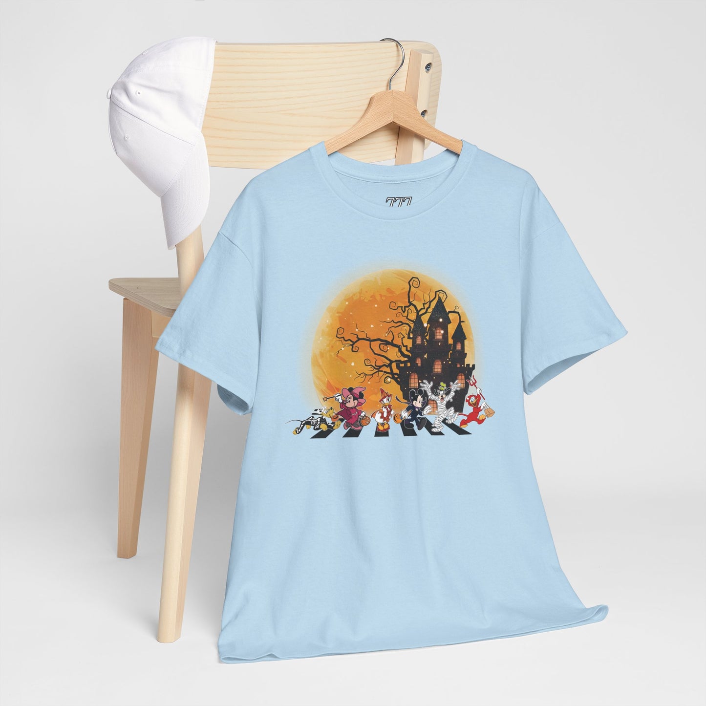 Haunted Crosswalk Unisex Heavy Cotton T-Shirt