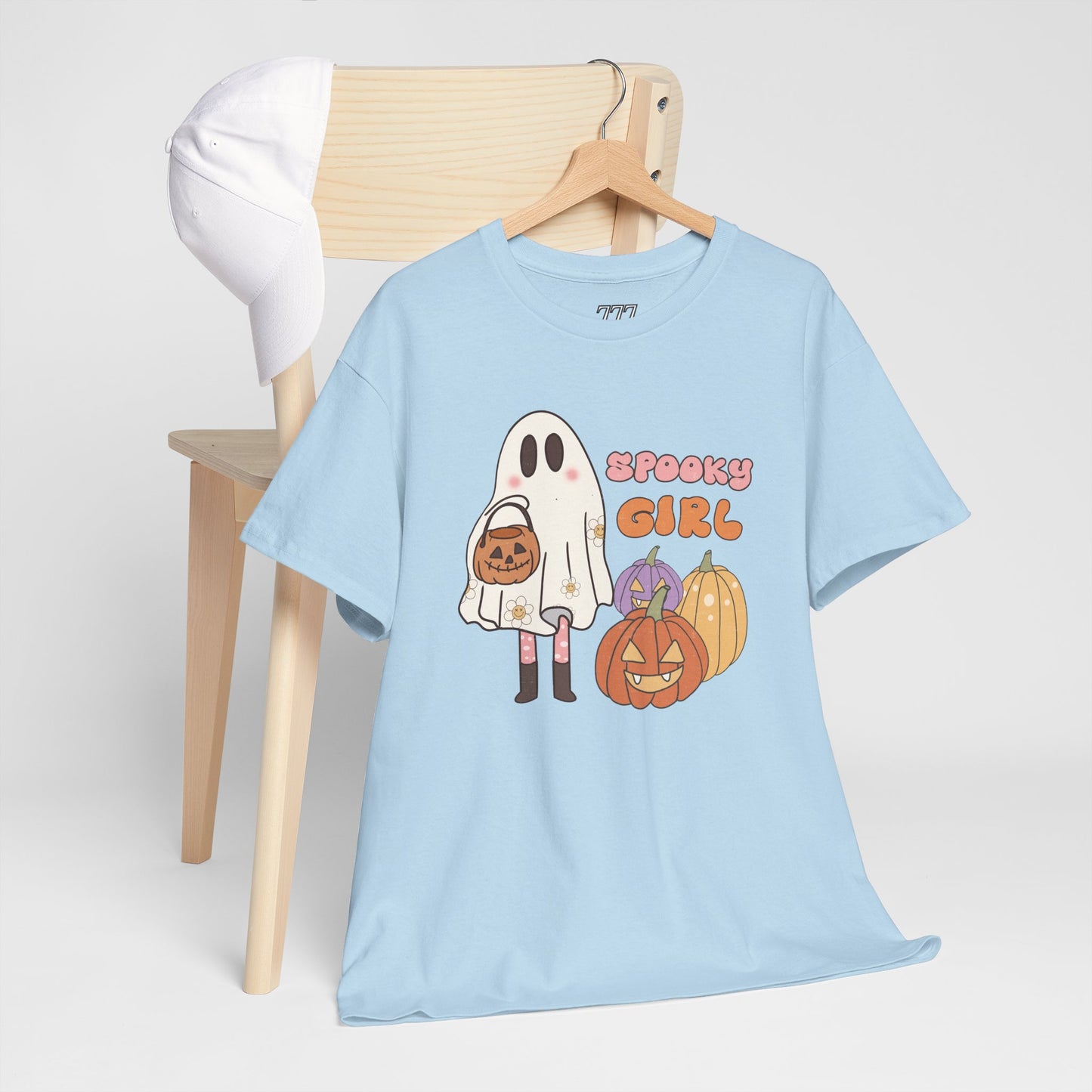 Spooky Girl Women's Heavy Cotton T-Shirt