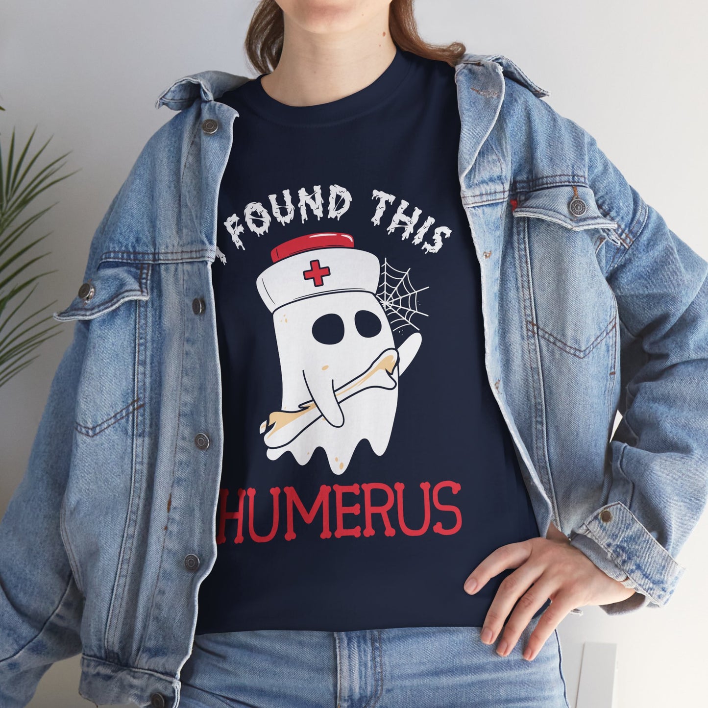 I Found This Humerus Unisex Heavy Cotton T-Shirt