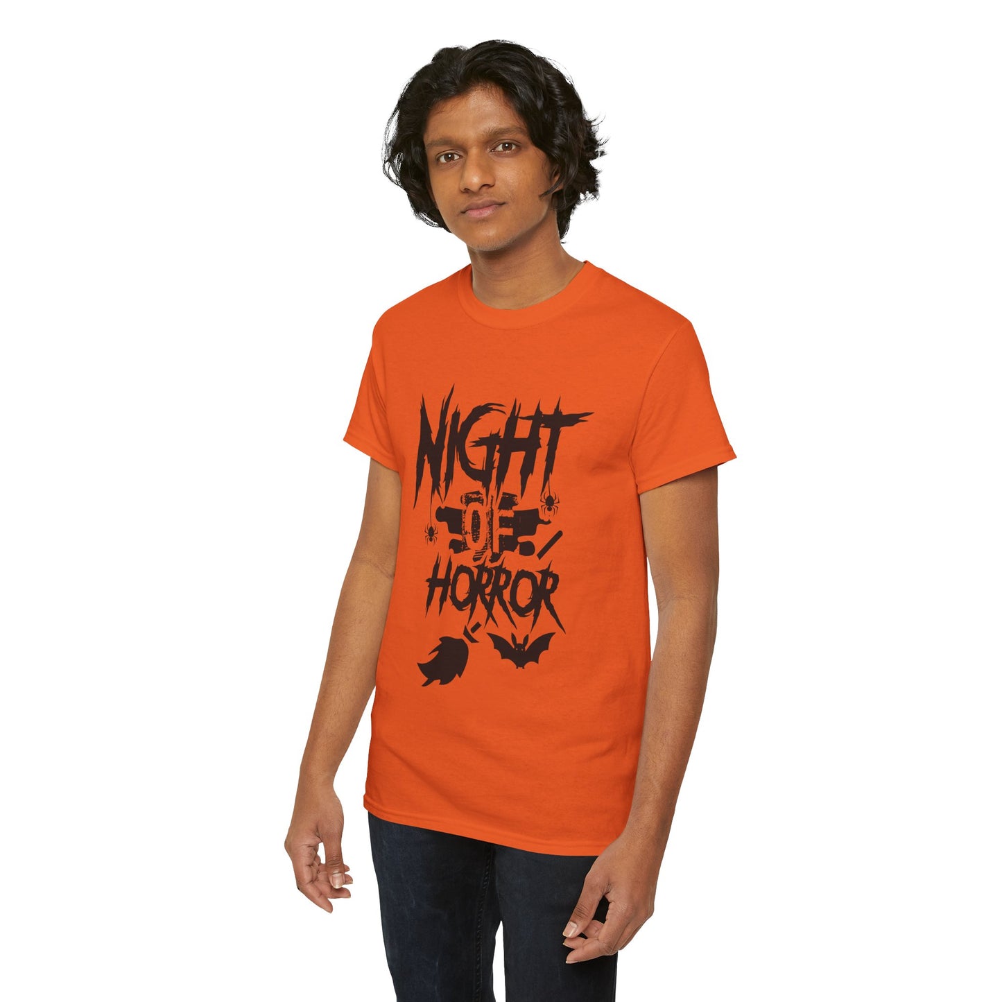 Night Of Horror Unisex Heavy Cotton T-Shirt