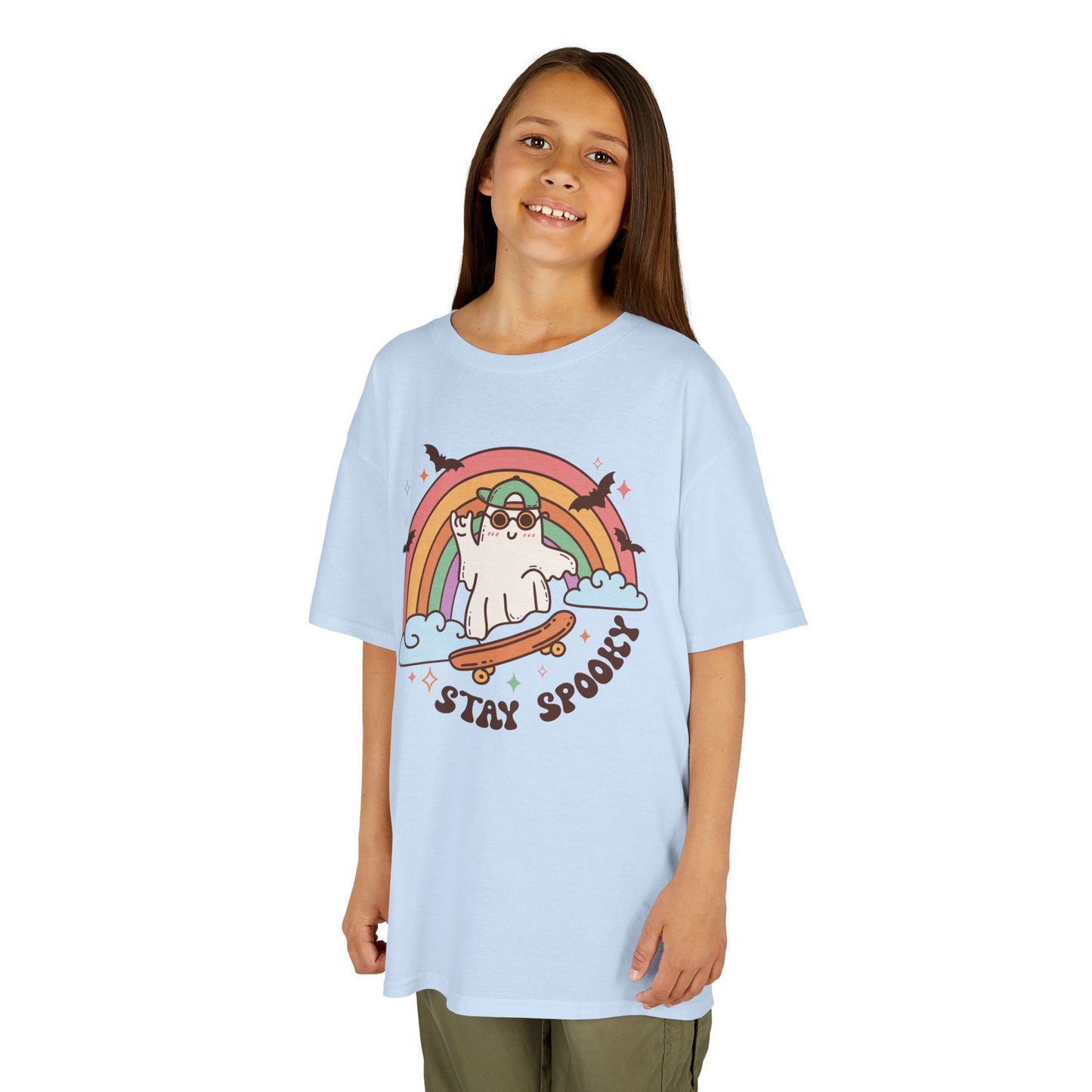 Ghost Skater Kids Heavy Cotton T-Shirt