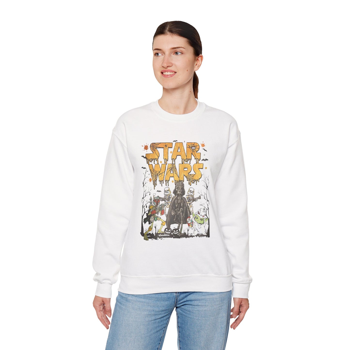 Star Wars Halloween-Themed Unisex Heavy Blend Crewneck Sweatshirt