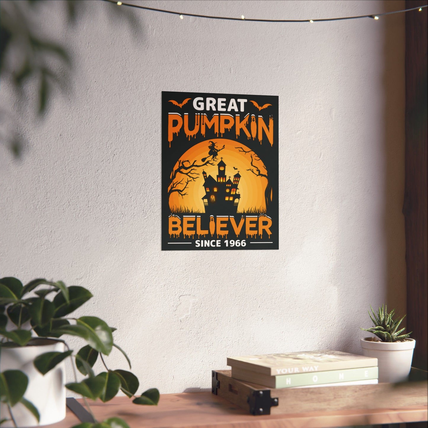 Great Pumpkin Believer Since 1966 Halloween Poster