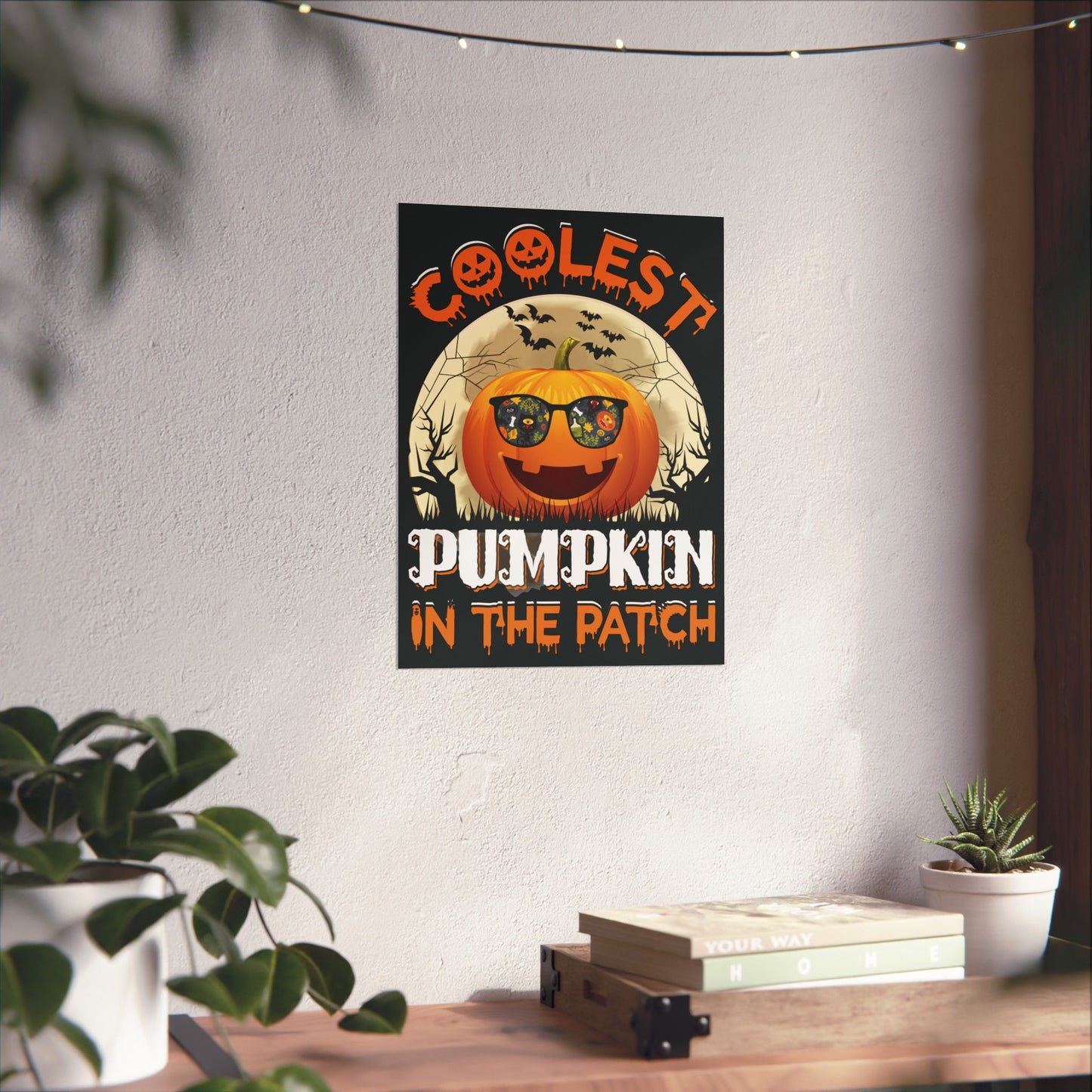 Coolest Pumpkin In The Patch Halloween Poster