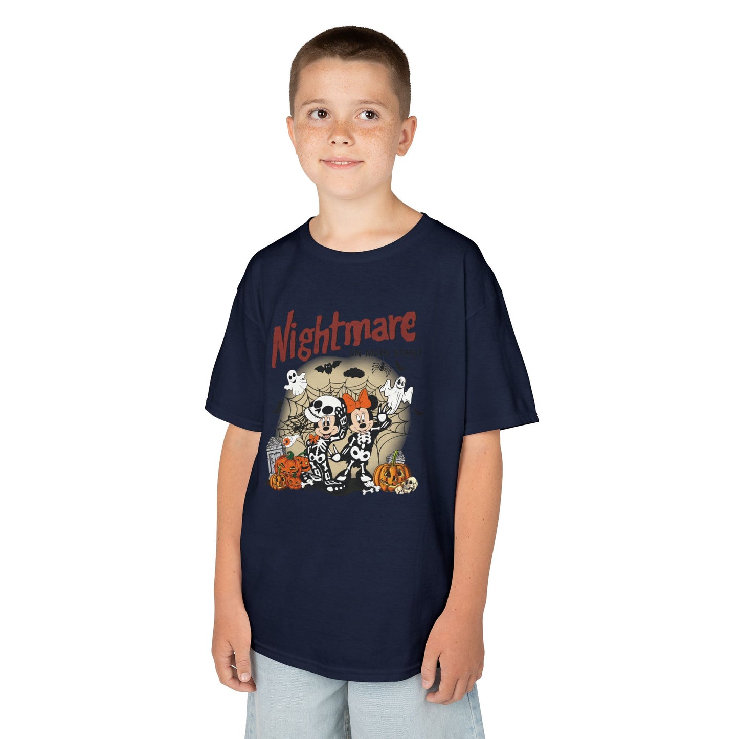 Nightmare On Main Street IV Kids Heavy Cotton T-Shirt