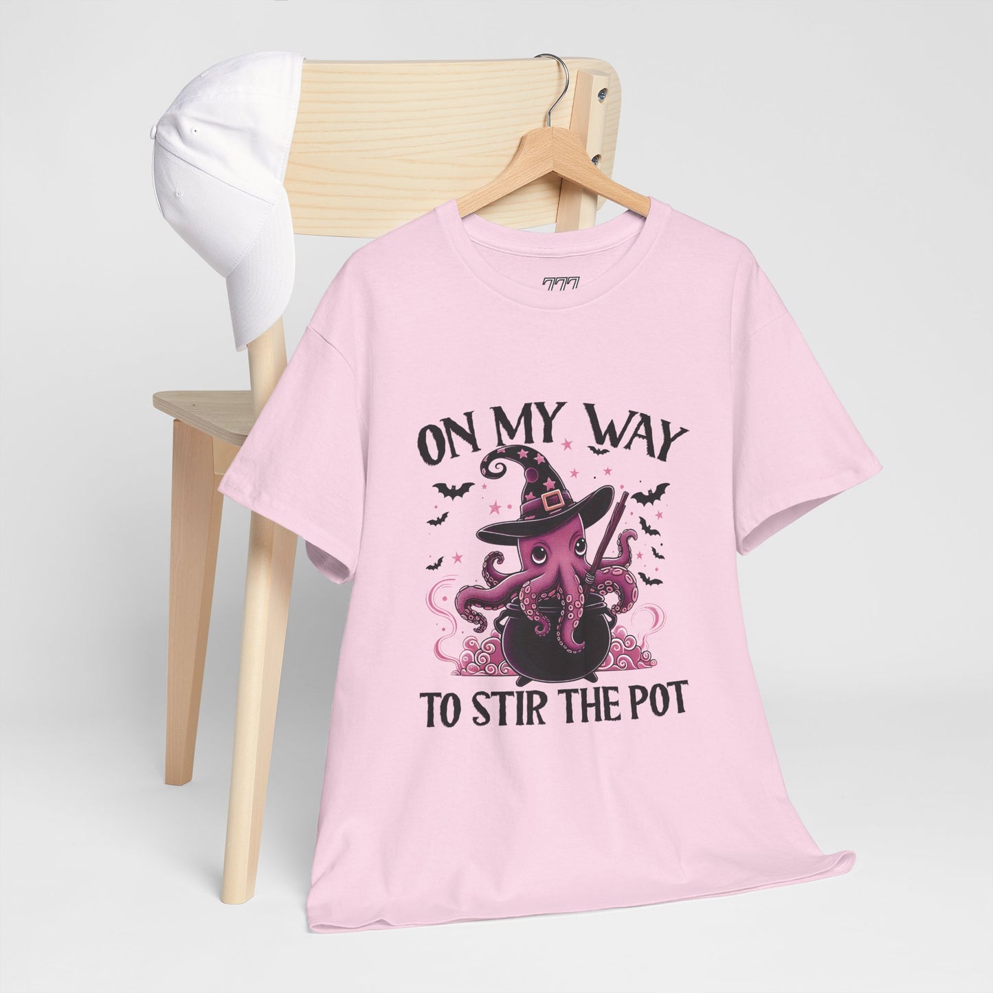 On My Way To Stir The Pot Unisex Heavy Cotton T-Shirt