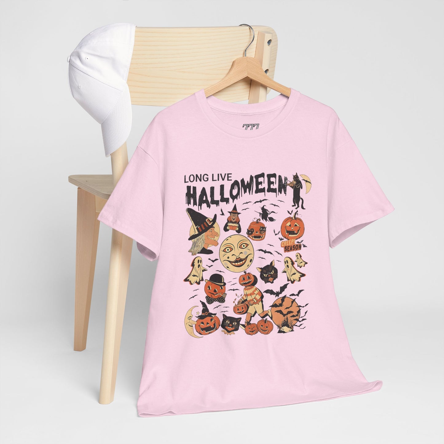 Long Live Halloween Unisex Heavy Cotton T-Shirt