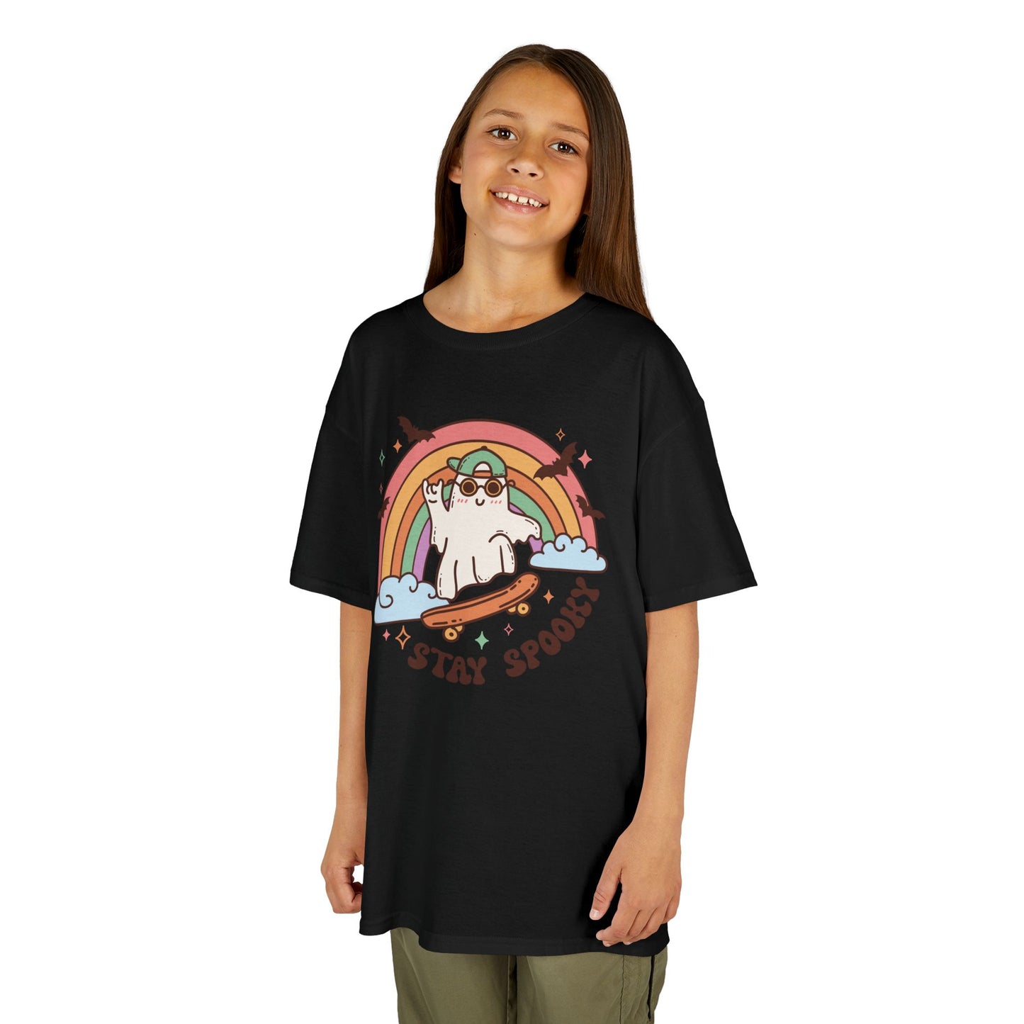 Ghost Skater Kids Heavy Cotton T-Shirt