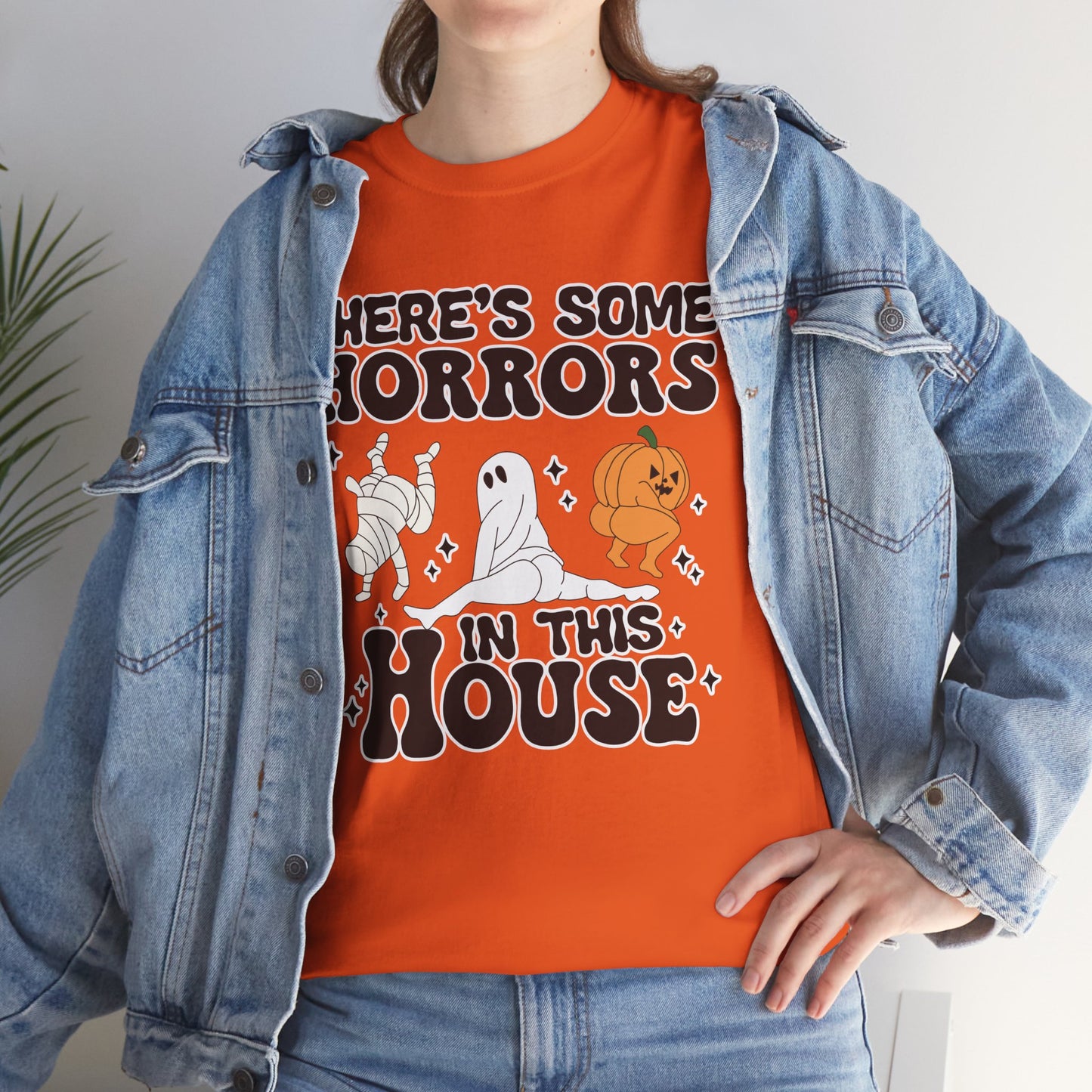 There's Some Horrors In This House Unisex Heavy Cotton T-Shirt