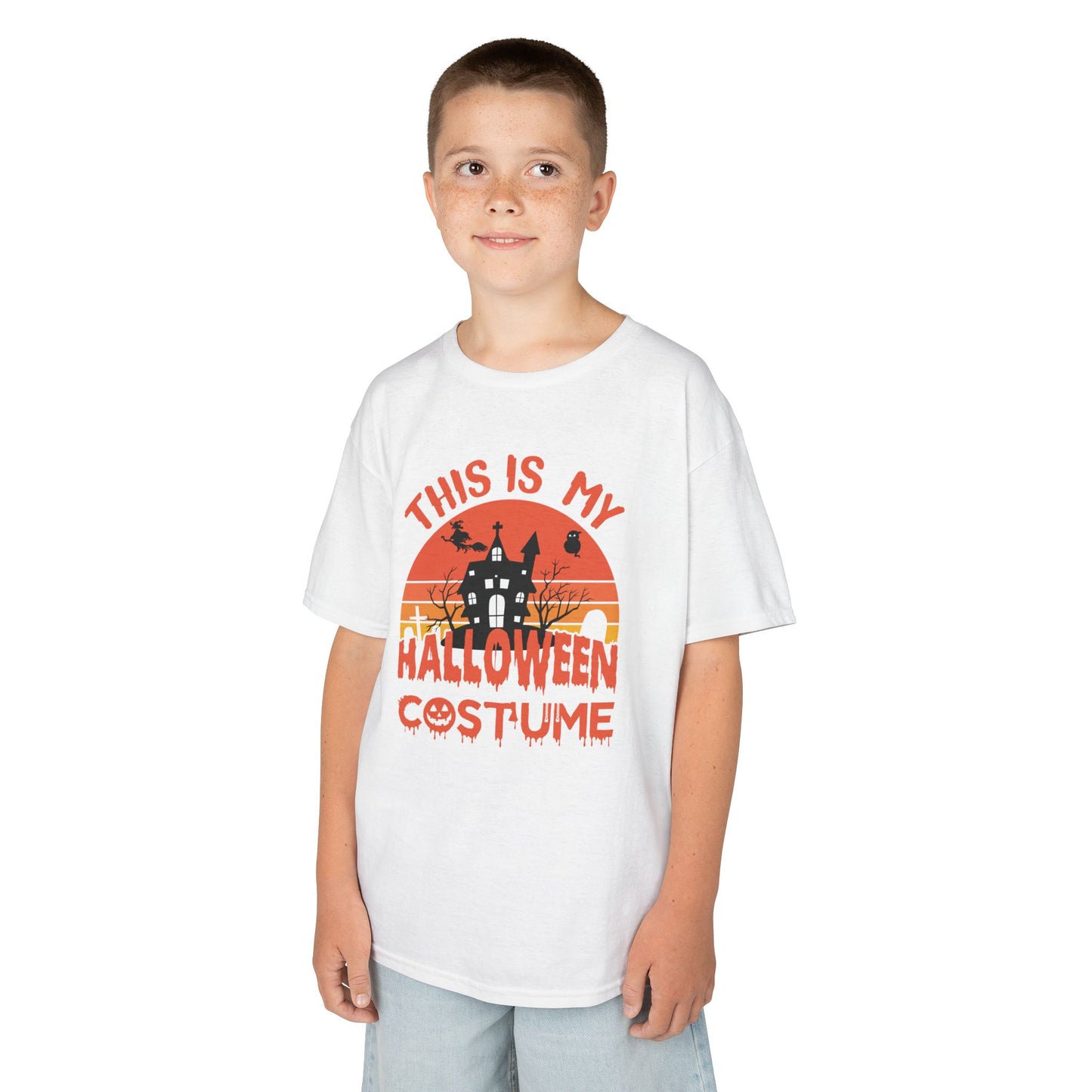 This Is My Halloween Costume Kids Heavy Cotton T-Shirt