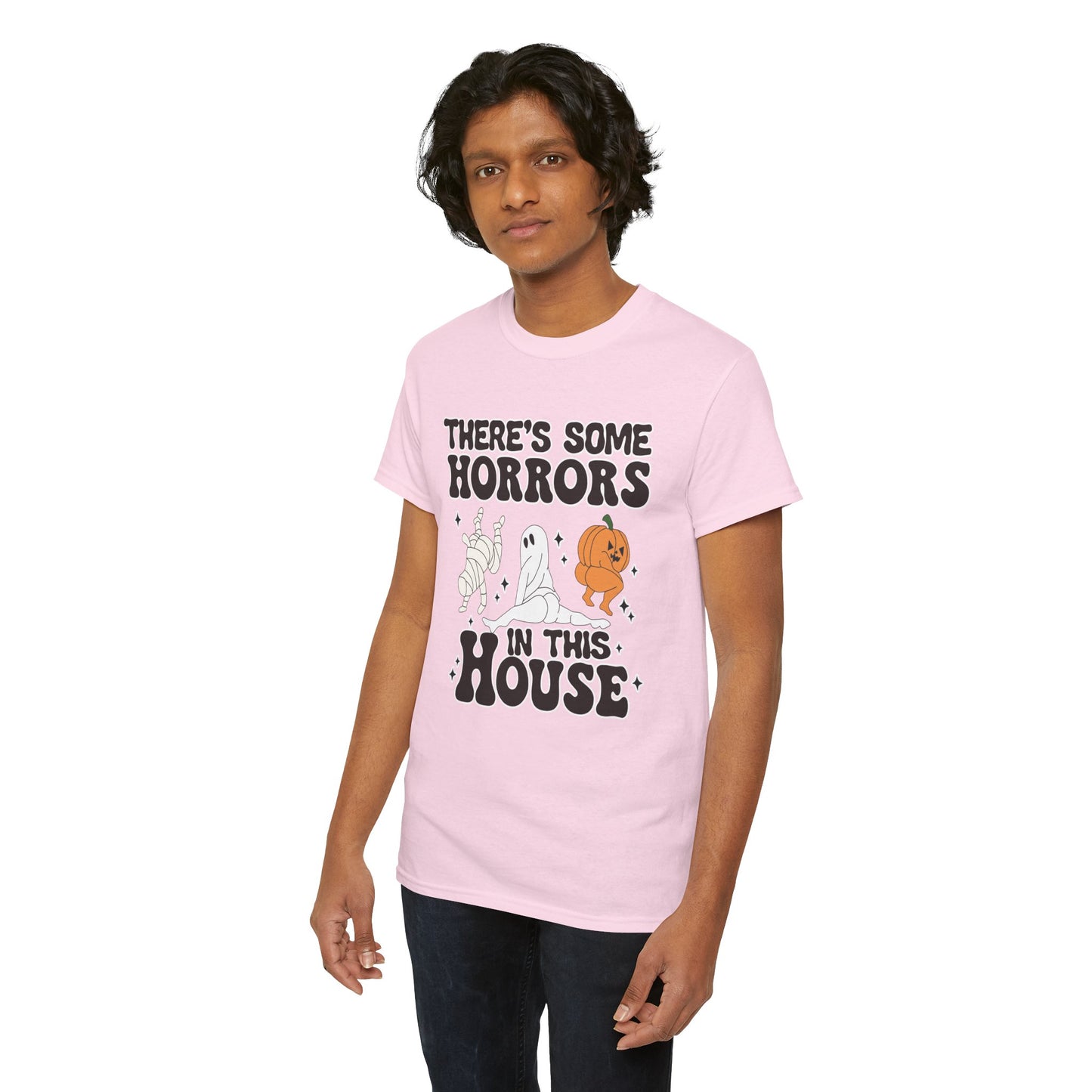 There's Some Horrors In This House Unisex Heavy Cotton T-Shirt