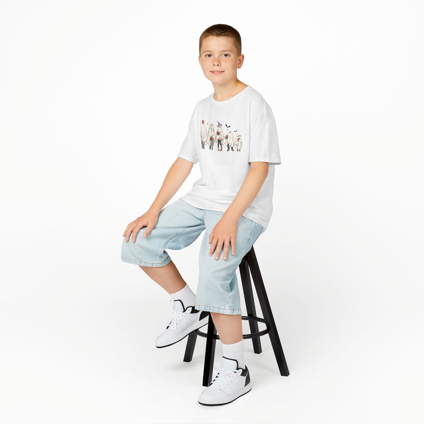 Ghost Family Kids Heavy Cotton T-Shirt