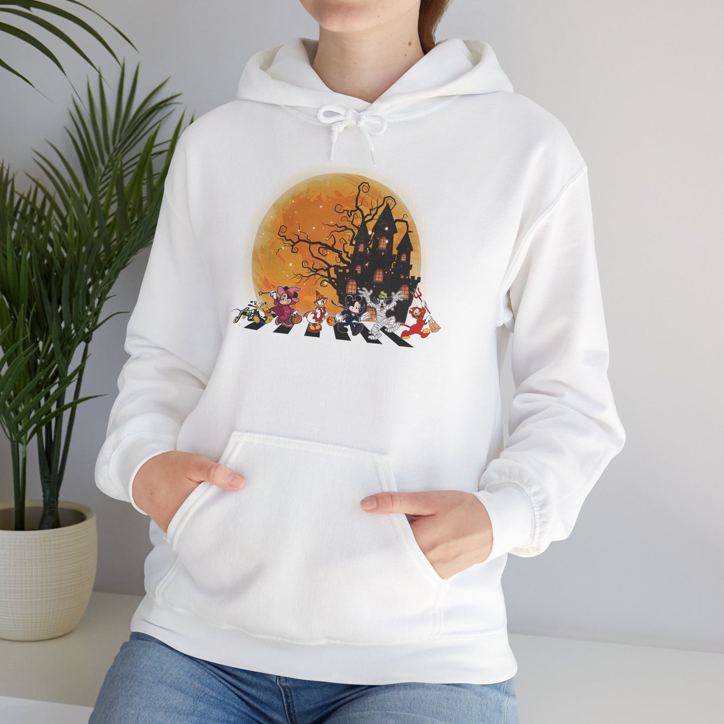 Haunted Crosswalk Unisex Heavy Blend Hoodie