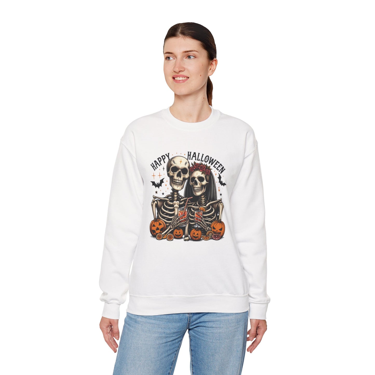 Happy Halloween III Unisex Heavy Blend Crewneck Sweatshirt