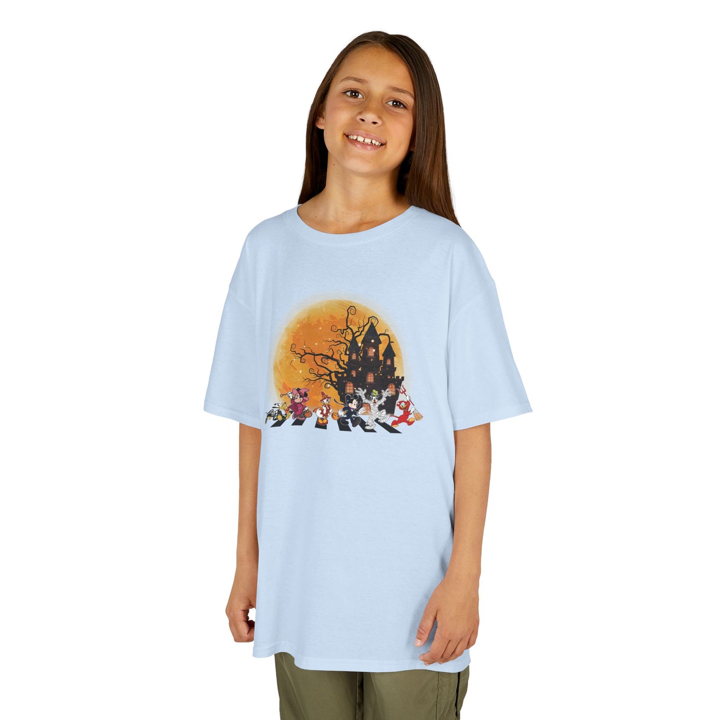 Haunted Crosswalk Kids Heavy Cotton T-Shirt