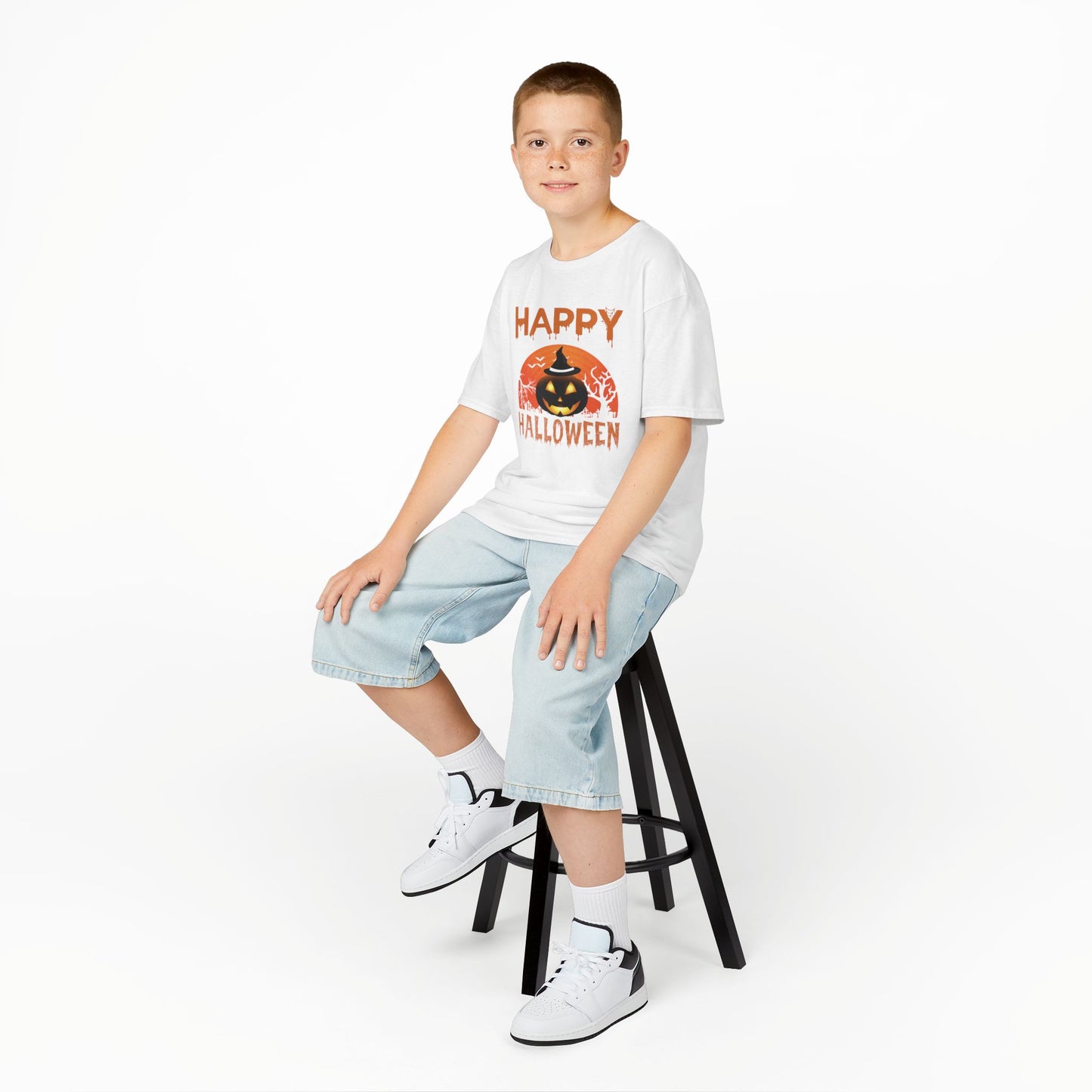 Happy Halloween Kids Heavy Cotton T-Shirt