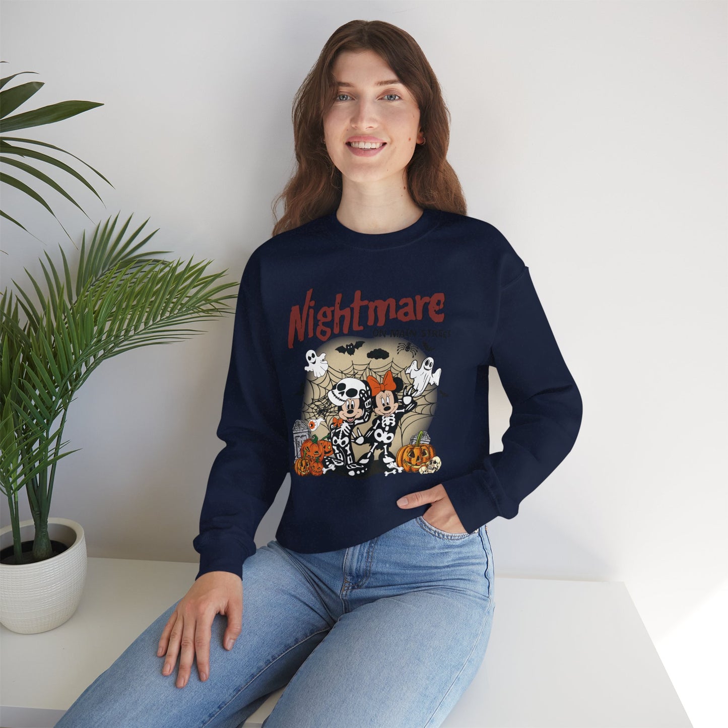 Nightmare On Main Street IV Unisex Heavy Blend Crewneck Sweatshirt