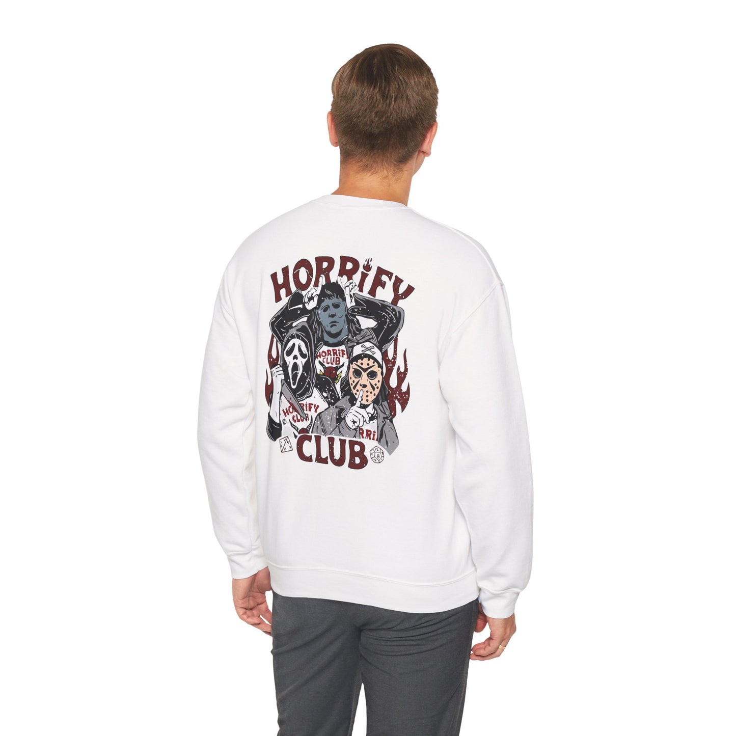 Horrify Club Unisex Heavy Blend Crewneck Sweatshirt