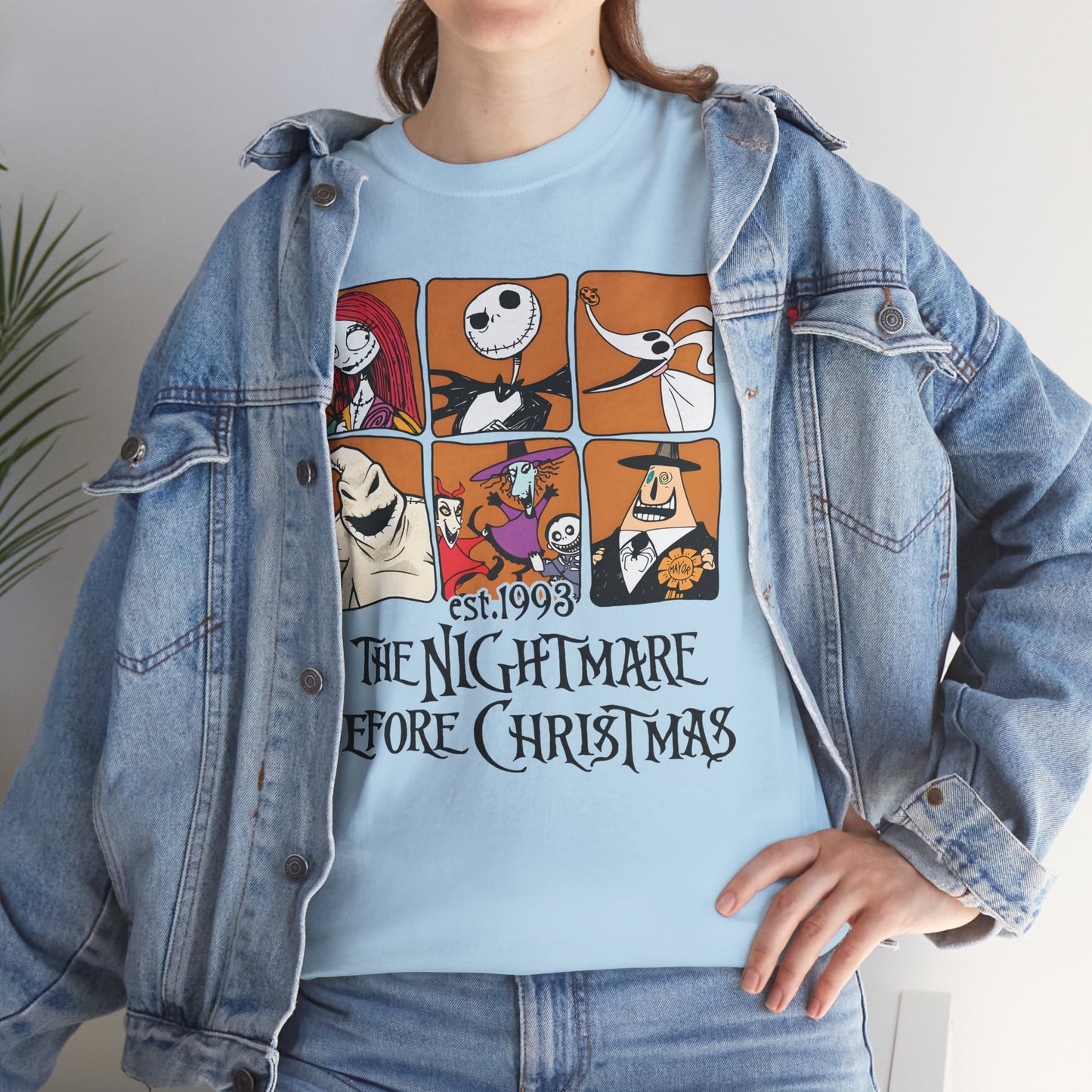 The Nightmare Before Christmas Unisex Heavy Cotton T-Shirt