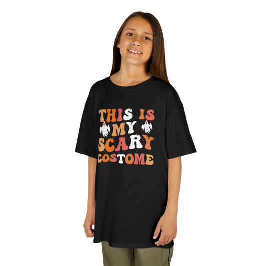 This Is My Scary Costume II Kids Heavy Cotton T-Shirt