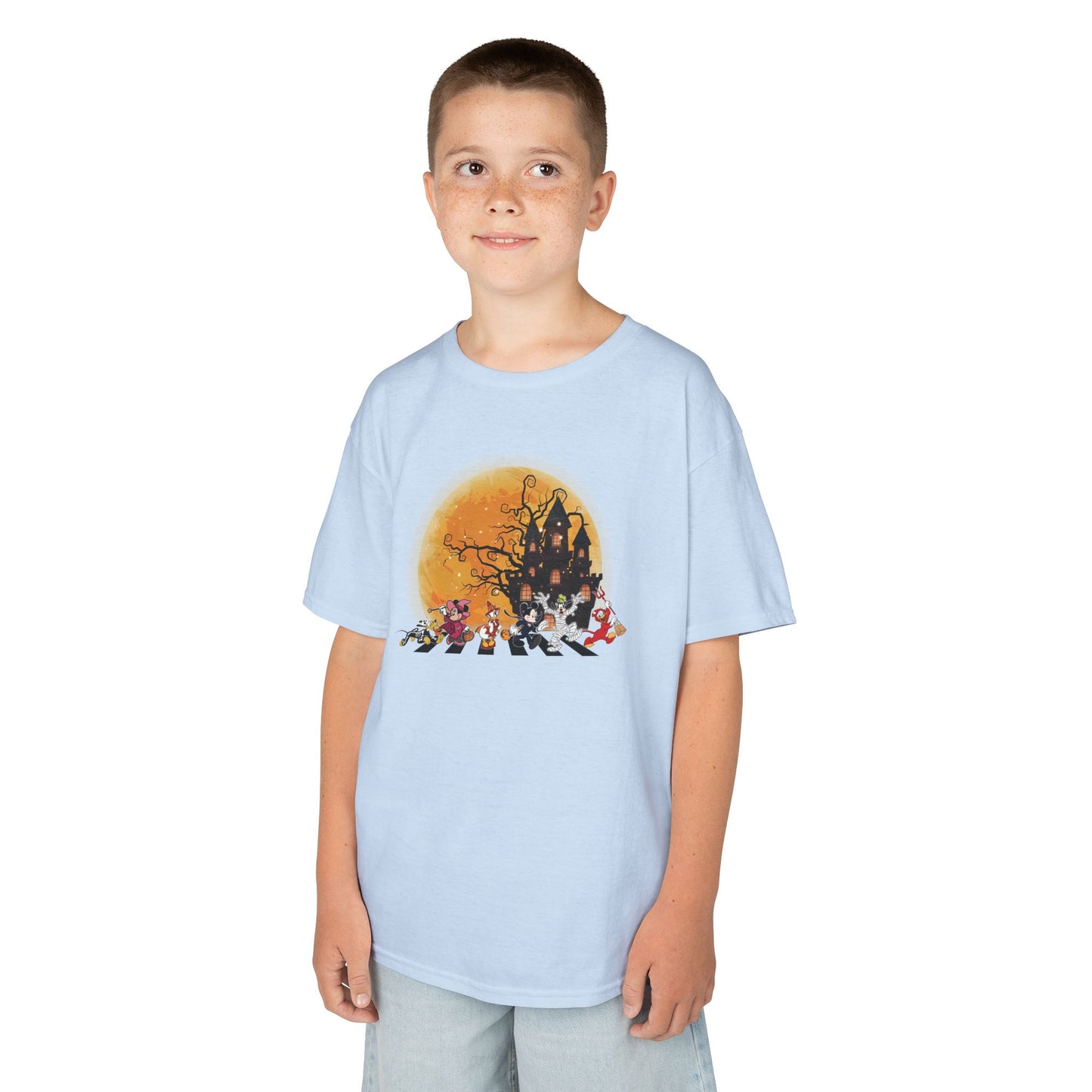 Haunted Crosswalk Kids Heavy Cotton T-Shirt
