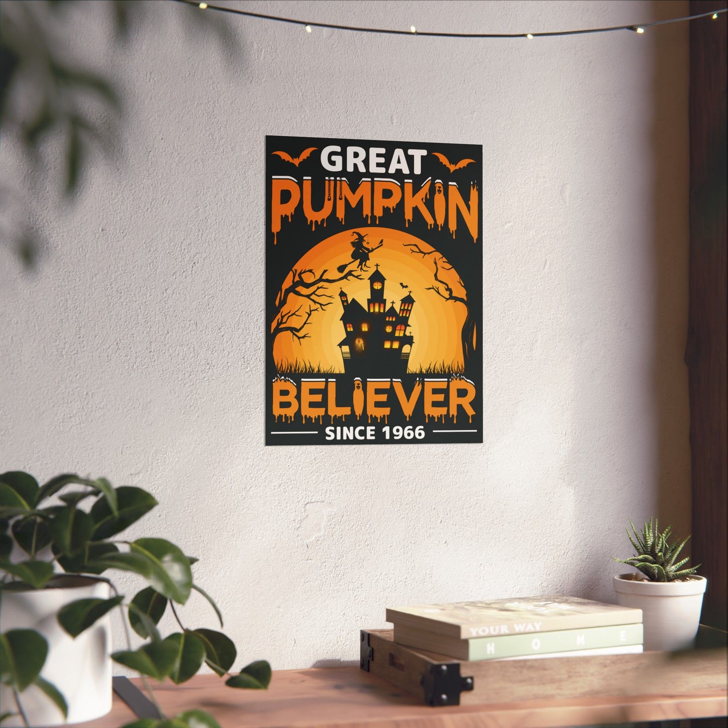 Great Pumpkin Believer Since 1966 Halloween Poster