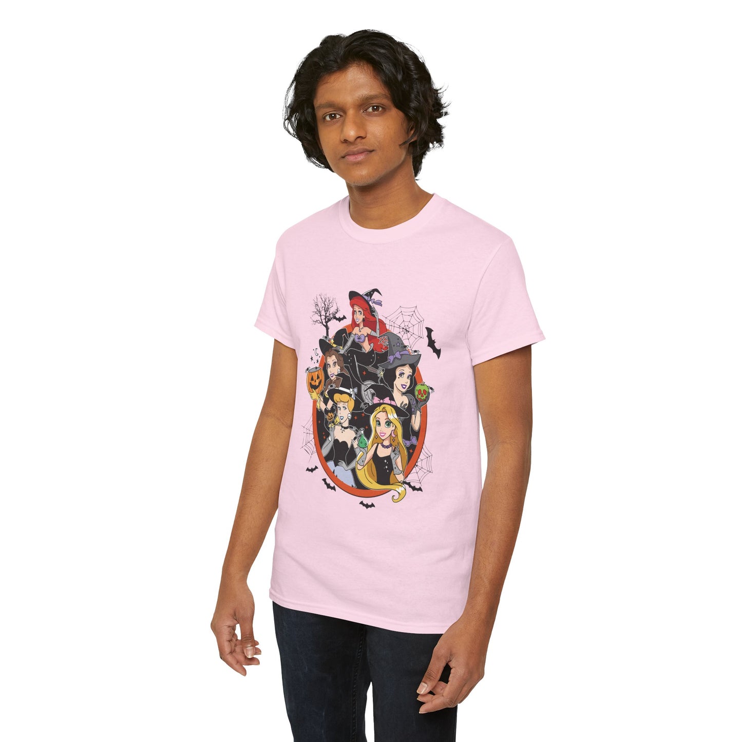 Princess Halloween-Themed Unisex Heavy Cotton T-Shirt