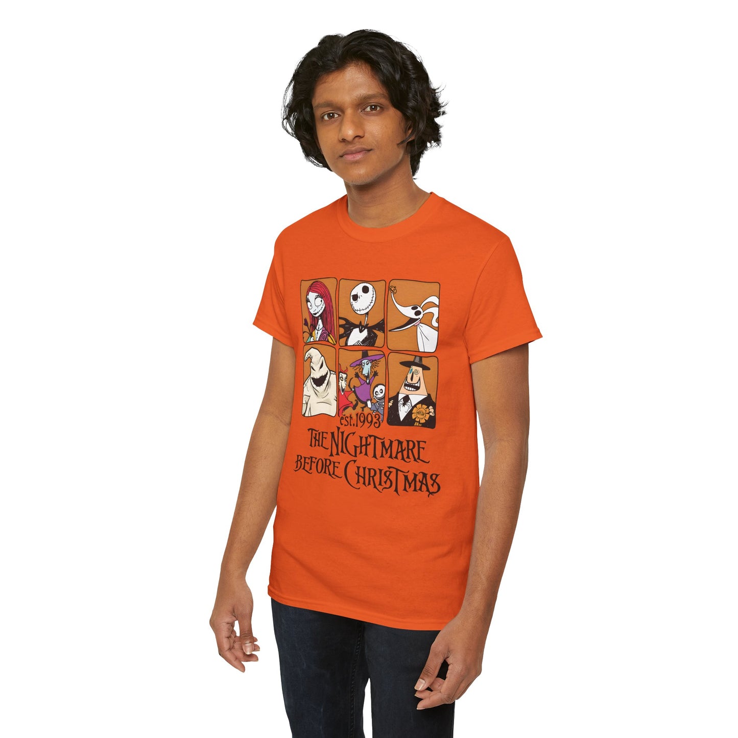 The Nightmare Before Christmas Unisex Heavy Cotton T-Shirt