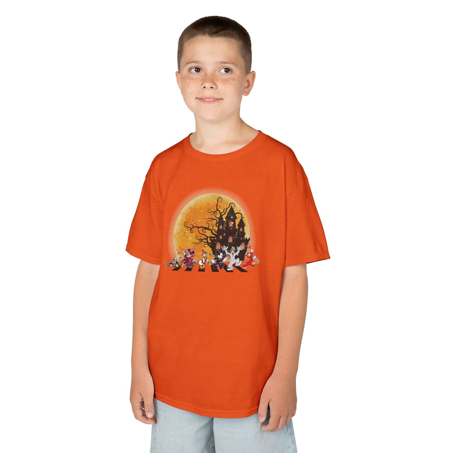 Haunted Crosswalk Kids Heavy Cotton T-Shirt
