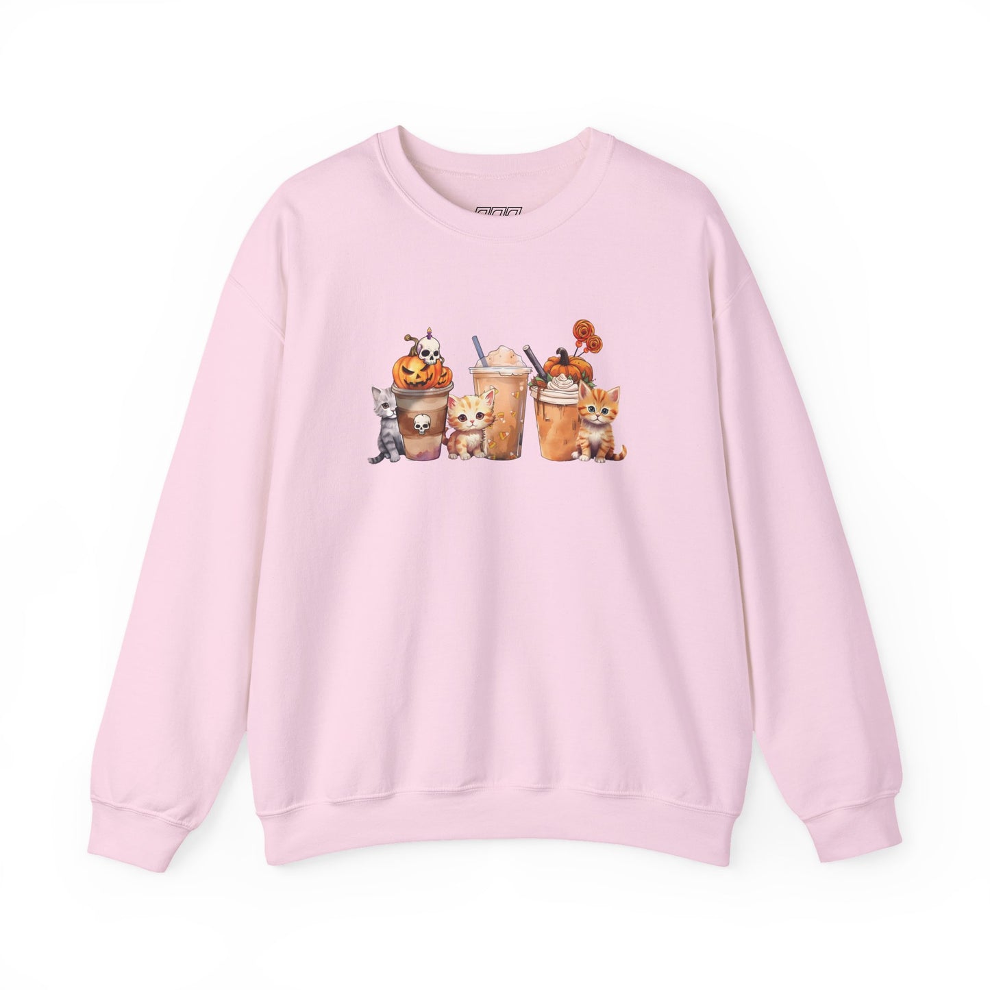 Coffee & Cats Unisex Heavy Blend Crewneck Sweatshirt