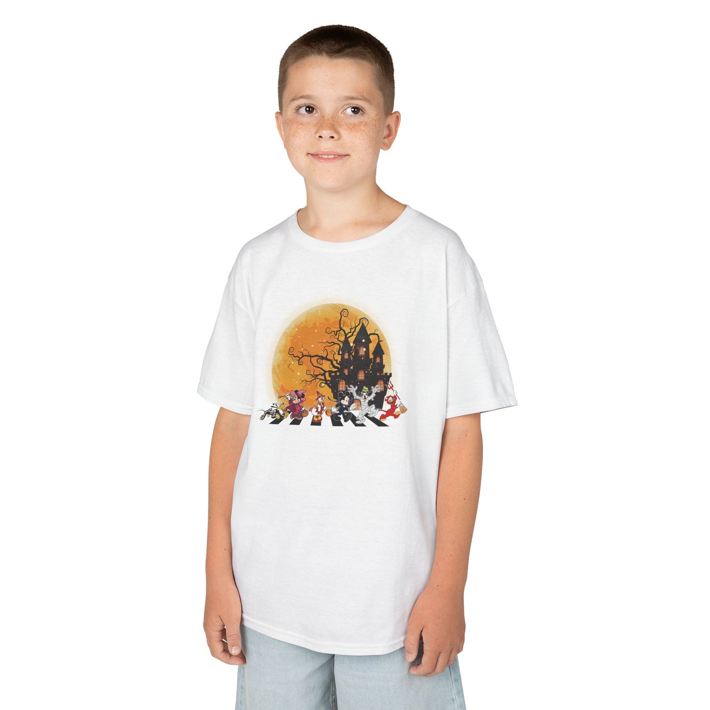 Haunted Crosswalk Kids Heavy Cotton T-Shirt