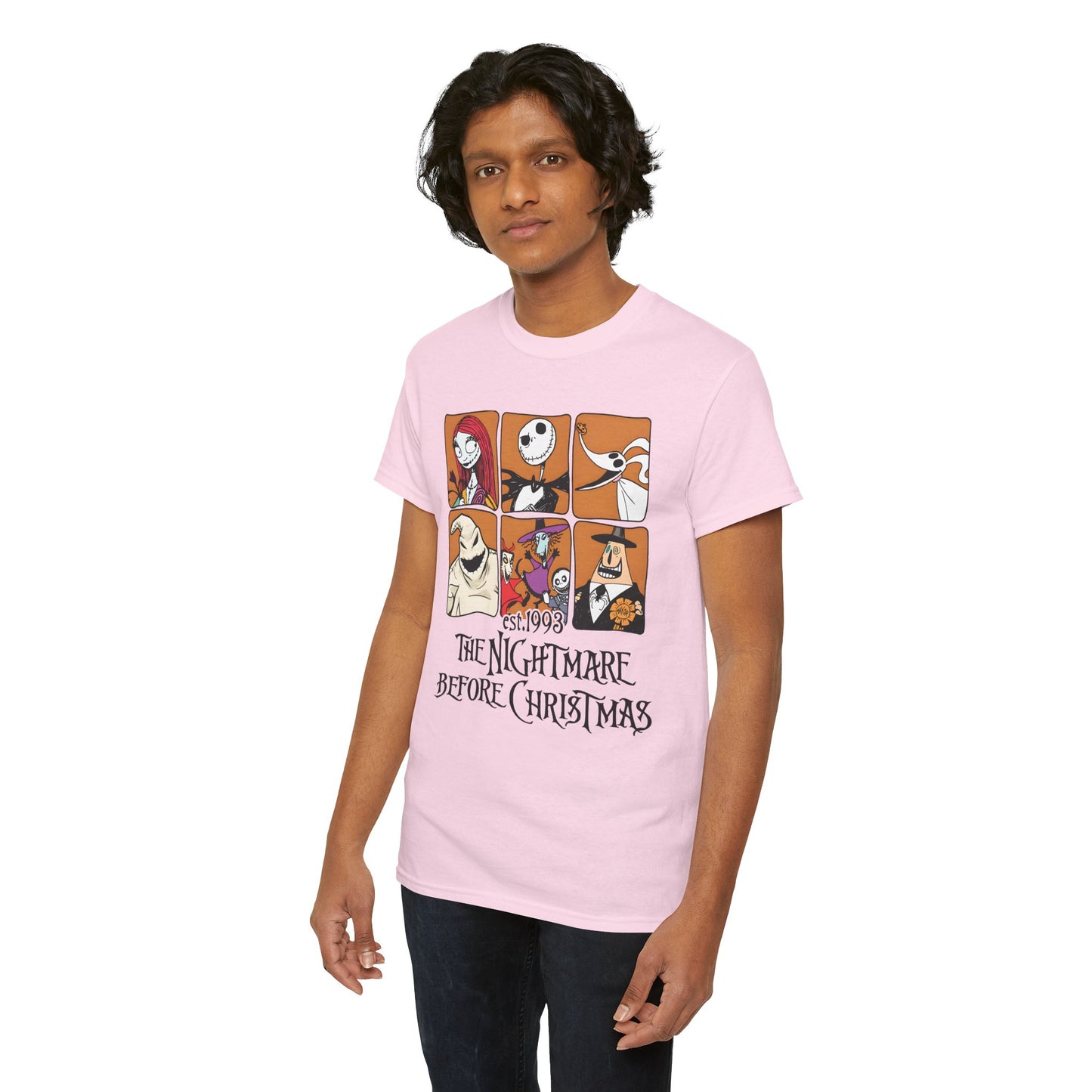 The Nightmare Before Christmas Unisex Heavy Cotton T-Shirt