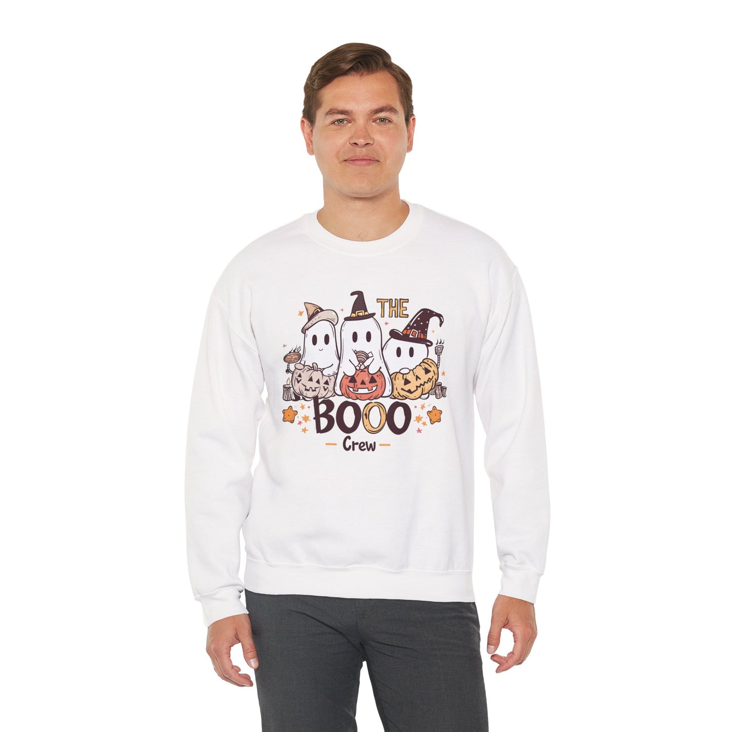 The Booo Crew Unisex Heavy Blend Crewneck Sweatshirt