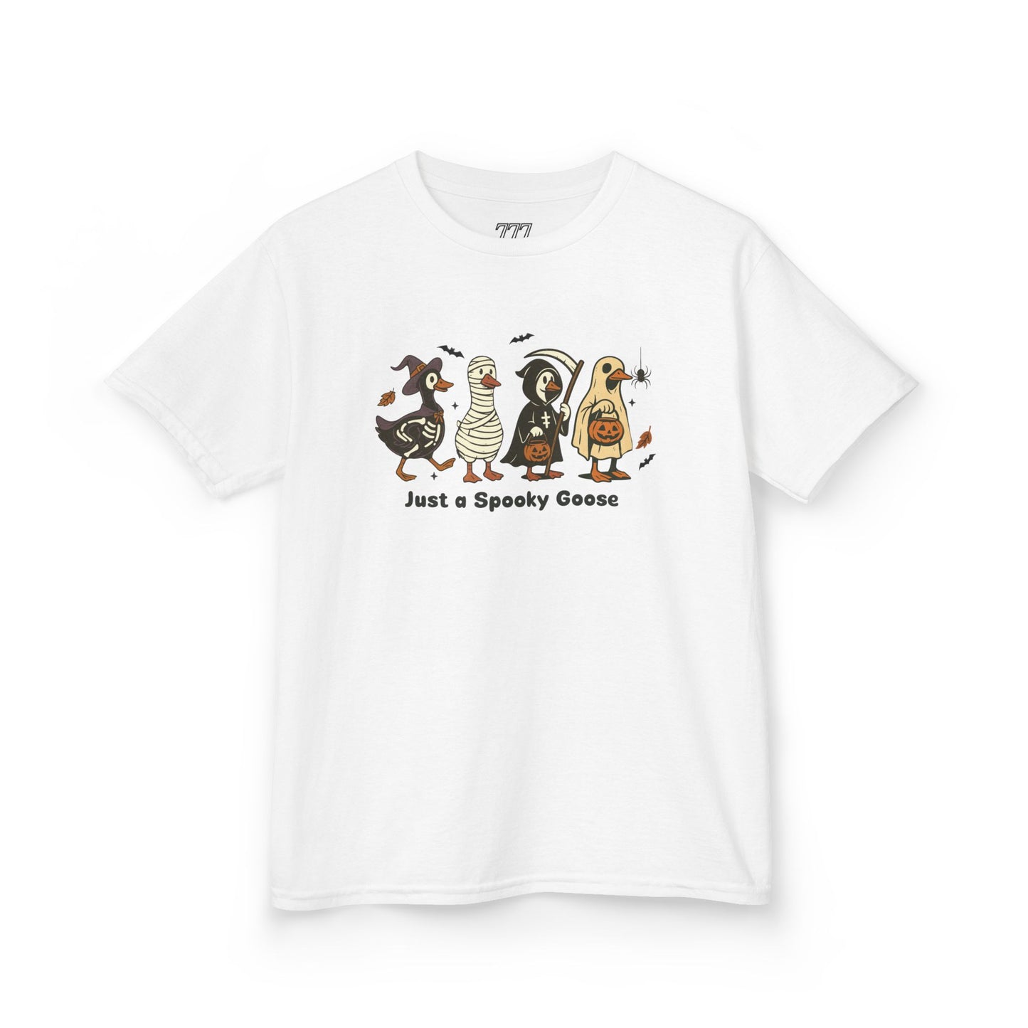 Just A Spooky Goose Kids Heavy Cotton T-Shirt